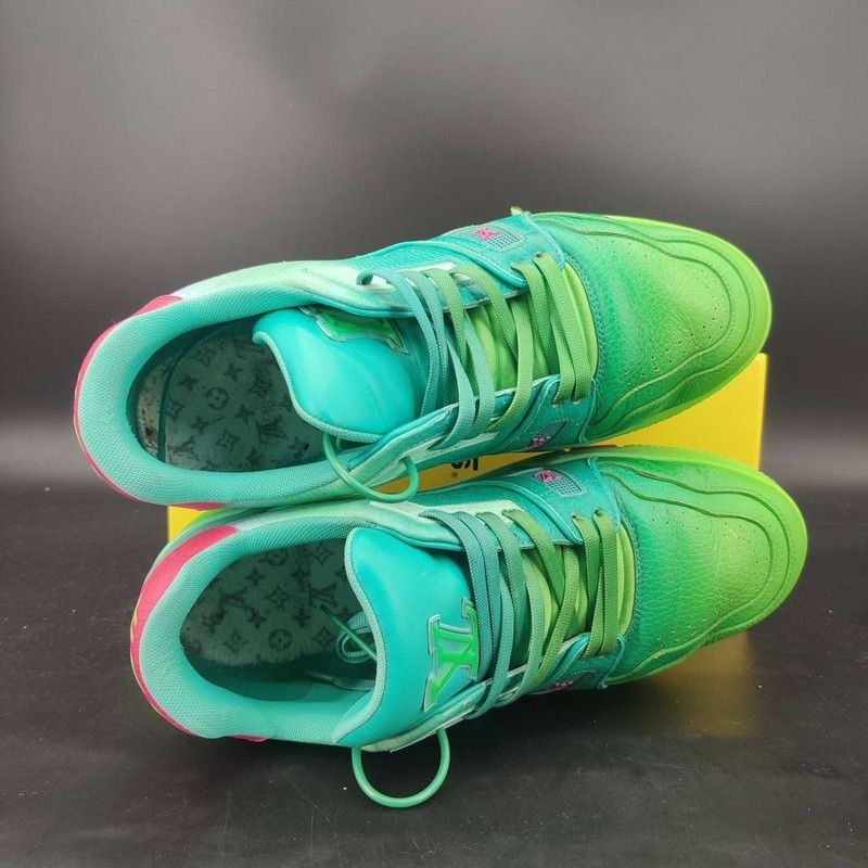 Louis Vuitton Louis Vuitton Trainer Low Top Fashion Sneakers - Size US 8 / EU 41 - 7 Thumbnail