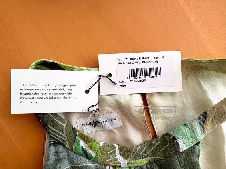 Dries Van Noten Dries Van Noten SIZE:36 Printed Wide-leg Jumpsuit Size S / US 4 / IT 40 - 8 Thumbnail