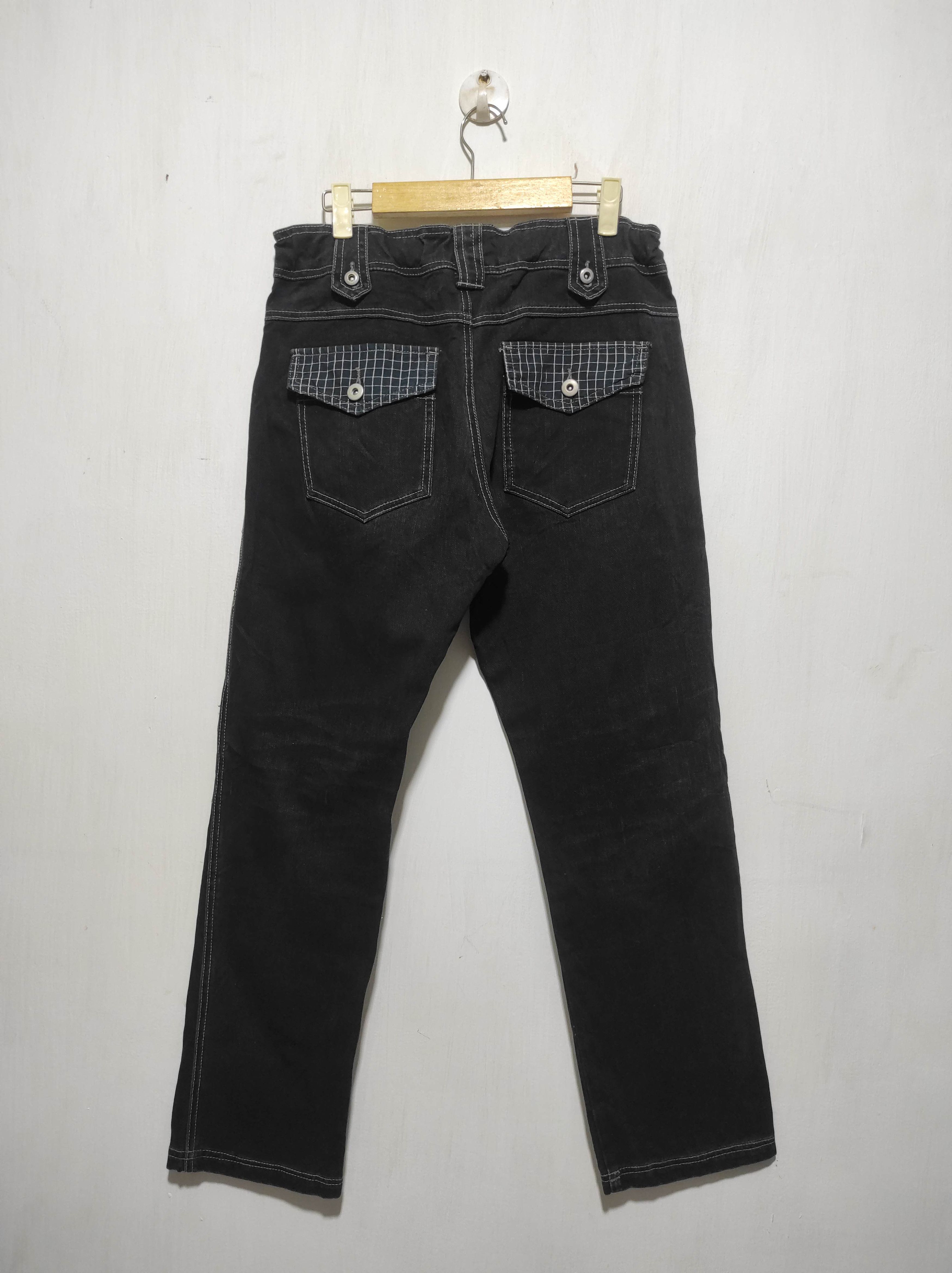 If Six Was Nine Algonquins Punk Multizipper Distressed Jeans Pants Size US 29 - 11 Thumbnail