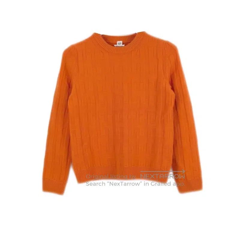 Hermes Hermes Orange Wool Sweater Size XS / US 0-2 / IT 36-38 - 1 Thumbnail