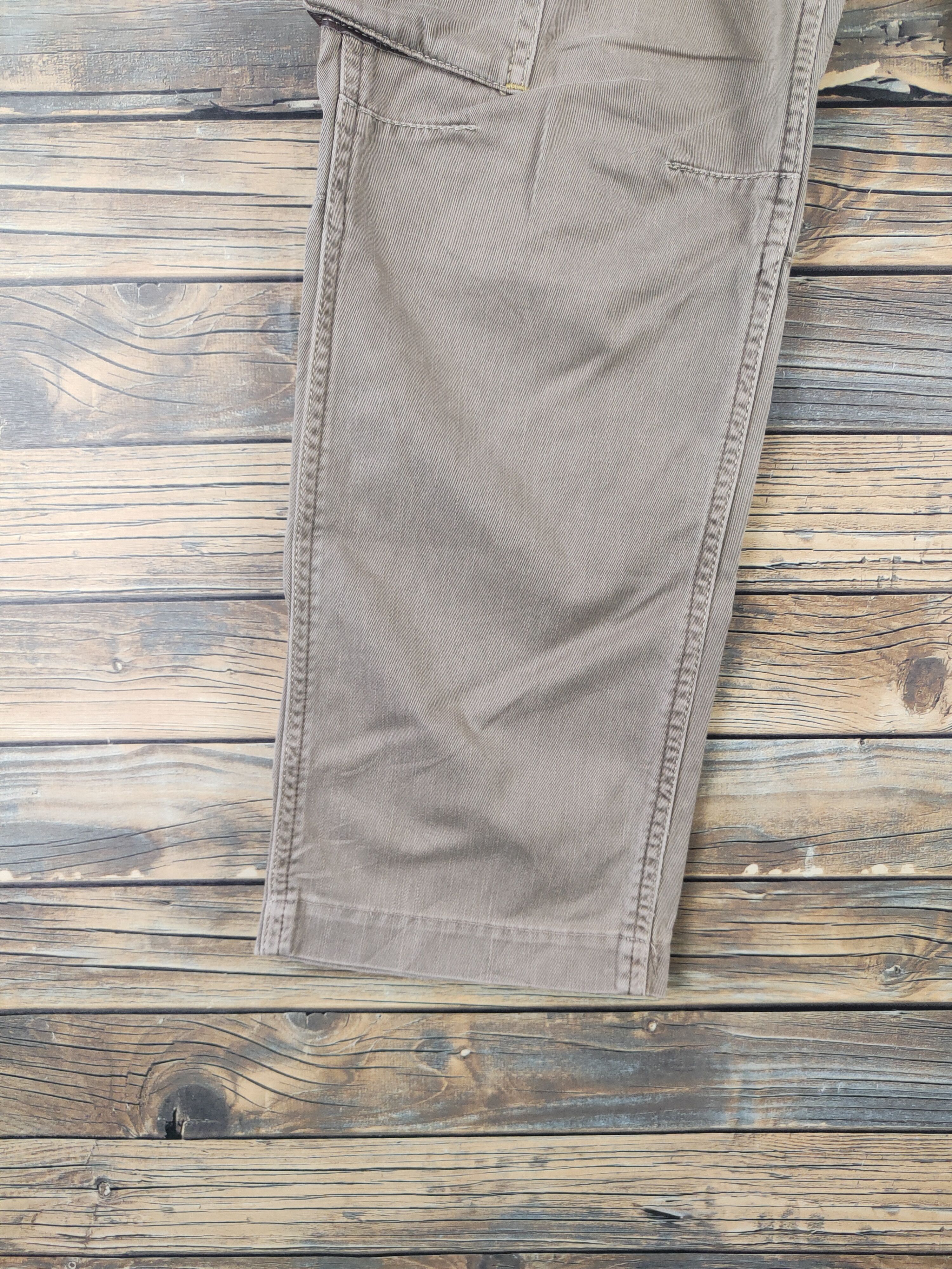 Edwin DLL Edwin Beige Multipocket Tactical Cargo Pants #722 Size US 33 - 4 Thumbnail