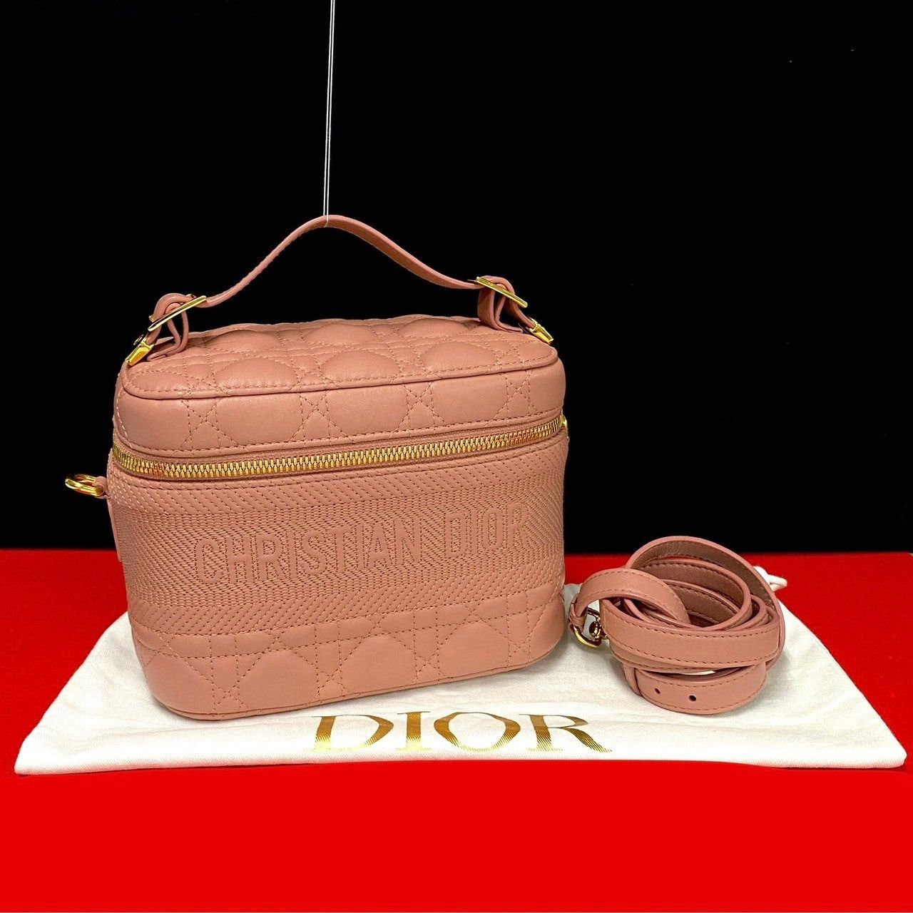 Dior Dior Shoulder Bag Pink Leather Size ONE SIZE - 1 Thumbnail