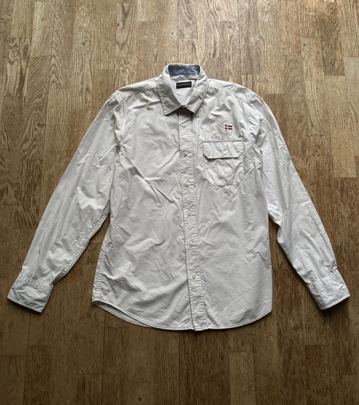 Napapijri NAPAPIJRI VINTAGE QUALITY BUTTON UP SHIRT Size US L / EU 52-54 / 3 - 1 Thumbnail