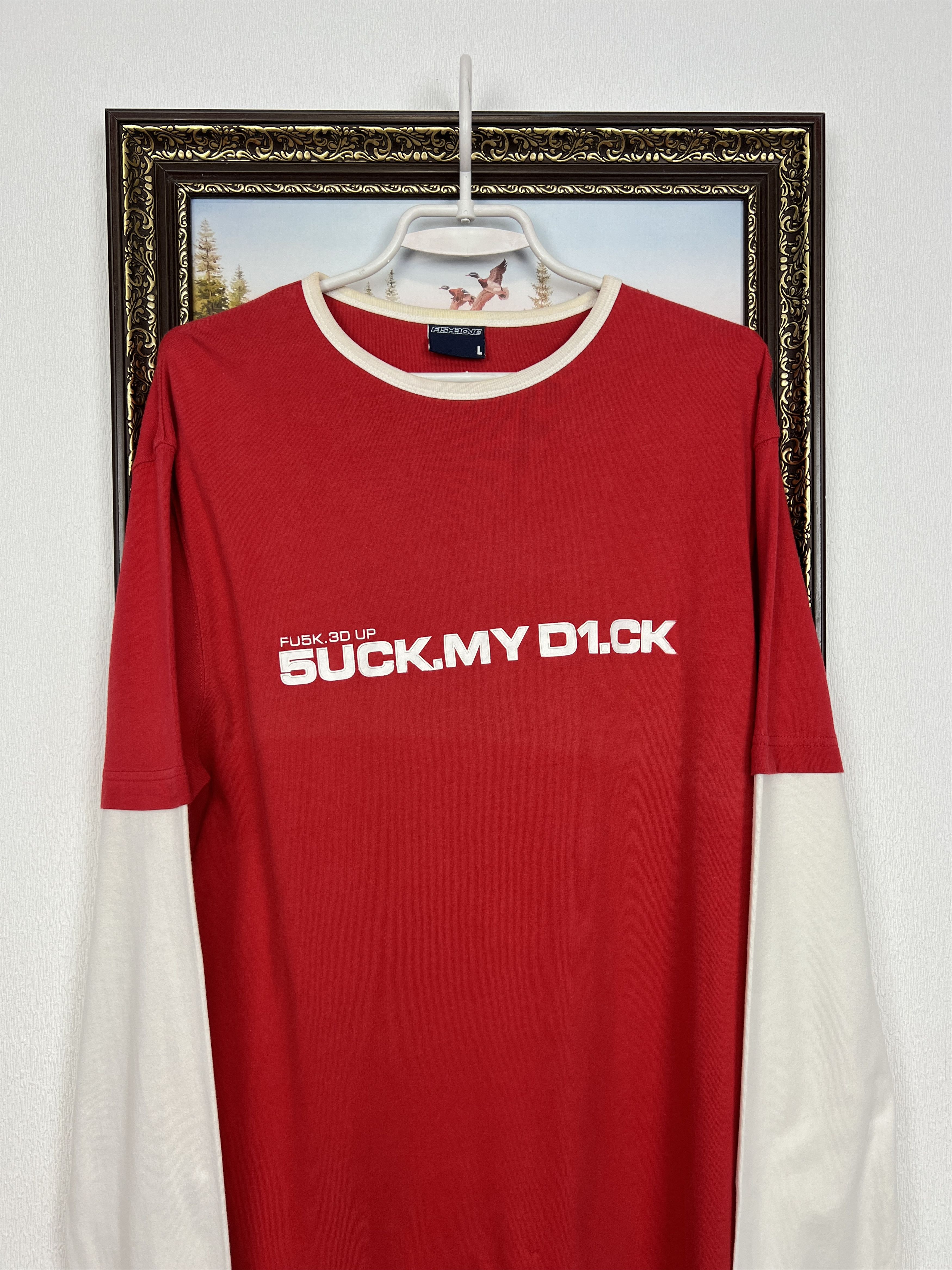 Vintage Vintage Fishbone 5uck My D1ck Tee Shirt Spell Out Size US L / EU 52-54 / 3 - 2 Thumbnail