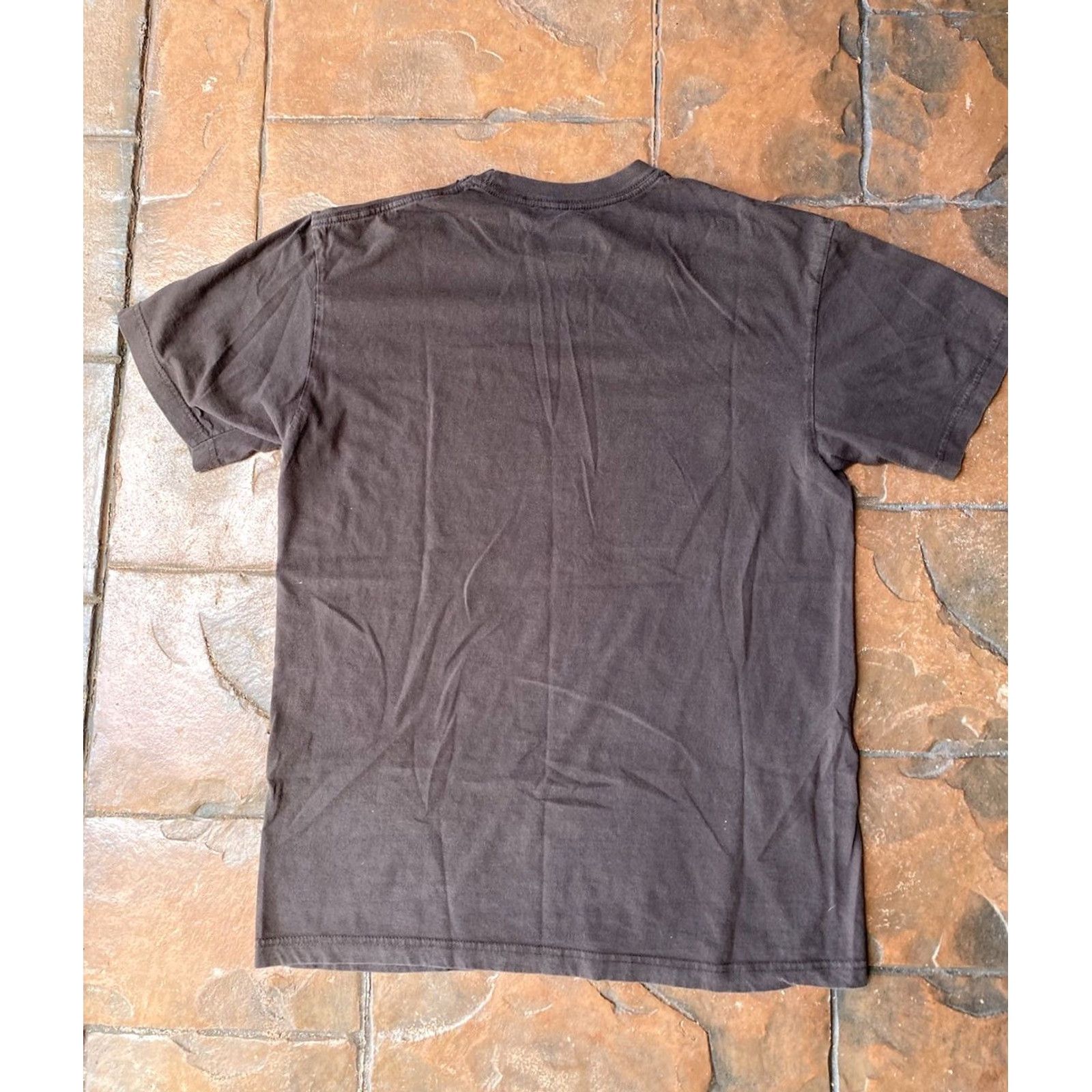 Rip Curl VINTAGE RIP CURL T-Shirt Mens M Brown Short Sleeve Crew Neck Grunge Skull Pattern Size US M / EU 48-50 / 2 - 3 Thumbnail
