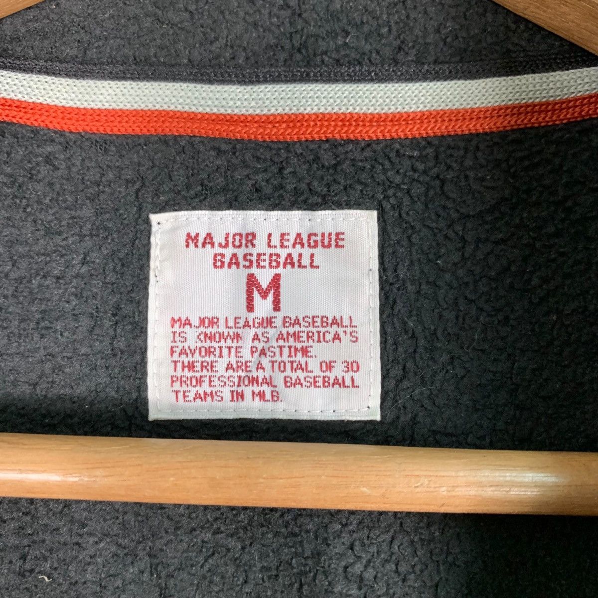 MLB BALTIMORE ORIOLES Big Logo HalfZip Pullover Fleece #0609-C28 Size US M / EU 48-50 / 2 - 13 Thumbnail