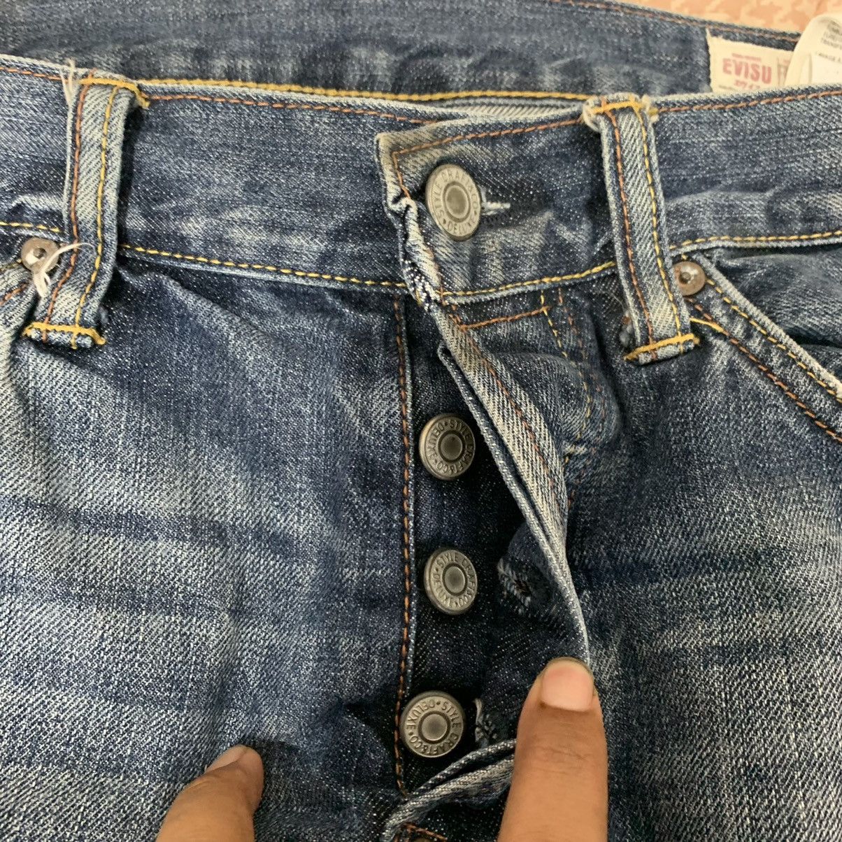 Evisu Rare Vintage Evisu Purple Daicock Selvedge Jorts Pants Size US 32 / EU 48 - 17 Thumbnail
