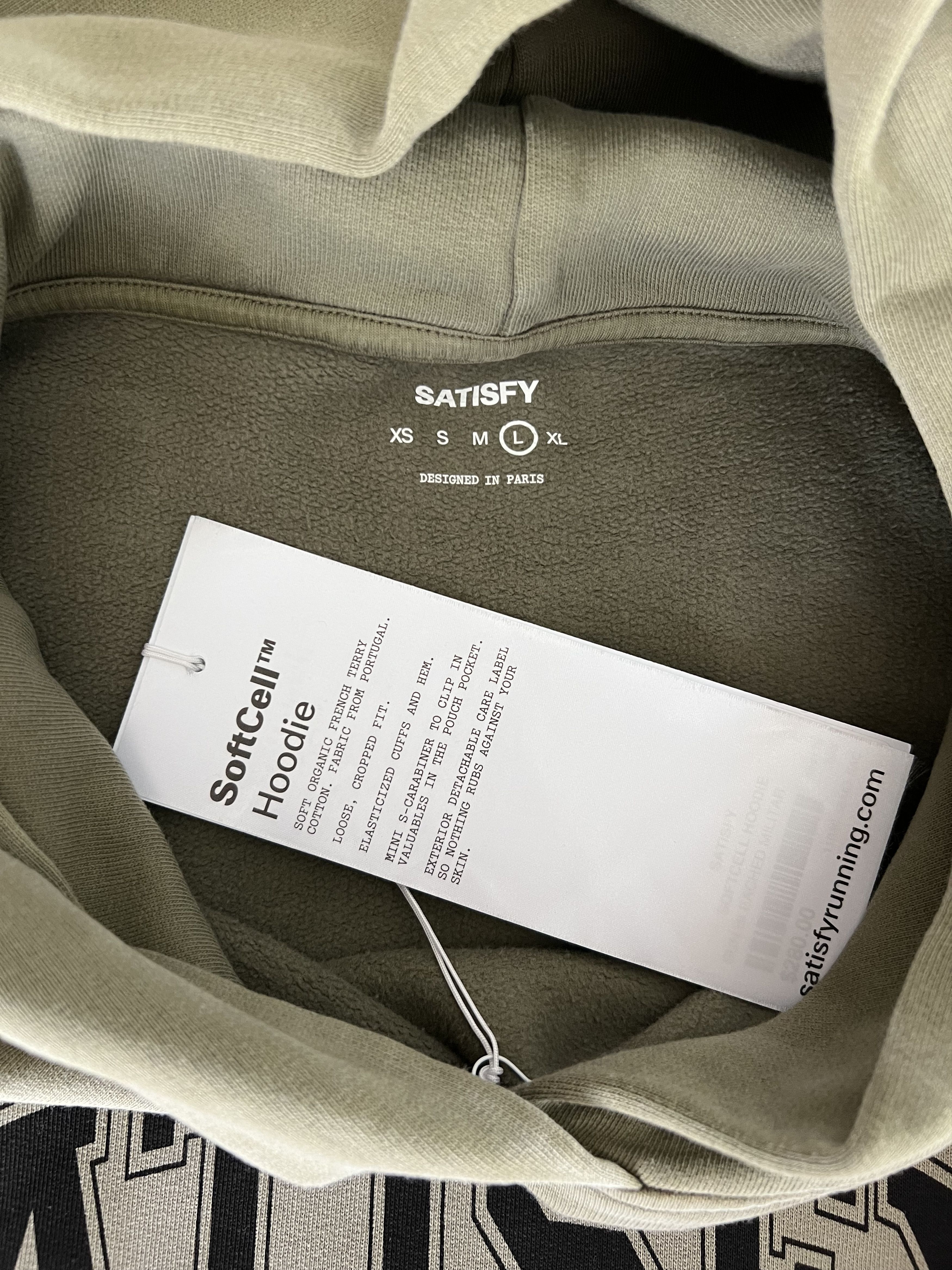 Satisfy Satisfy Running SoftCell Hoodie in Sunbleached Olive Size US L / EU 52-54 / 3 - 6 Thumbnail