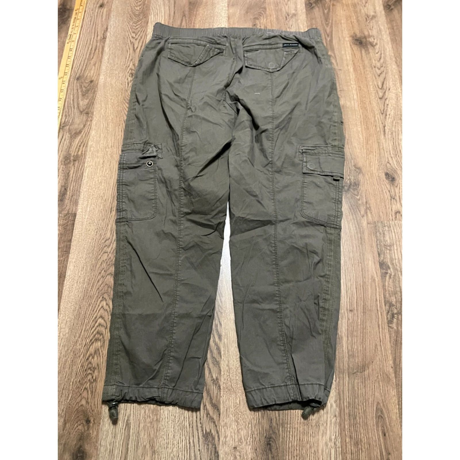 Sanctuary Sanctuary Pants Woman XL Green Capris Cargo Pockets Size 40" / US 18 - 2 Thumbnail