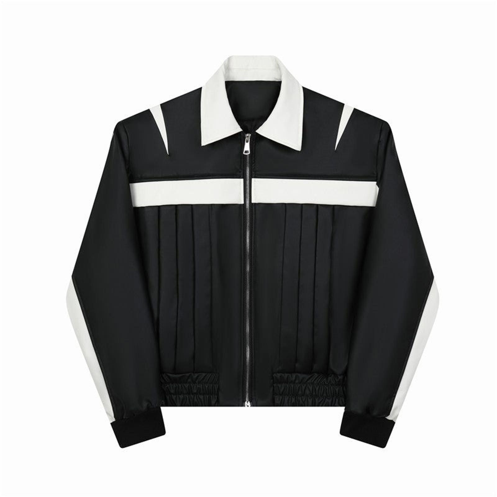 Japanese Brand Two Tone Colorblock Bomber Jacket Size US M / EU 48-50 / 2 - 3 Thumbnail