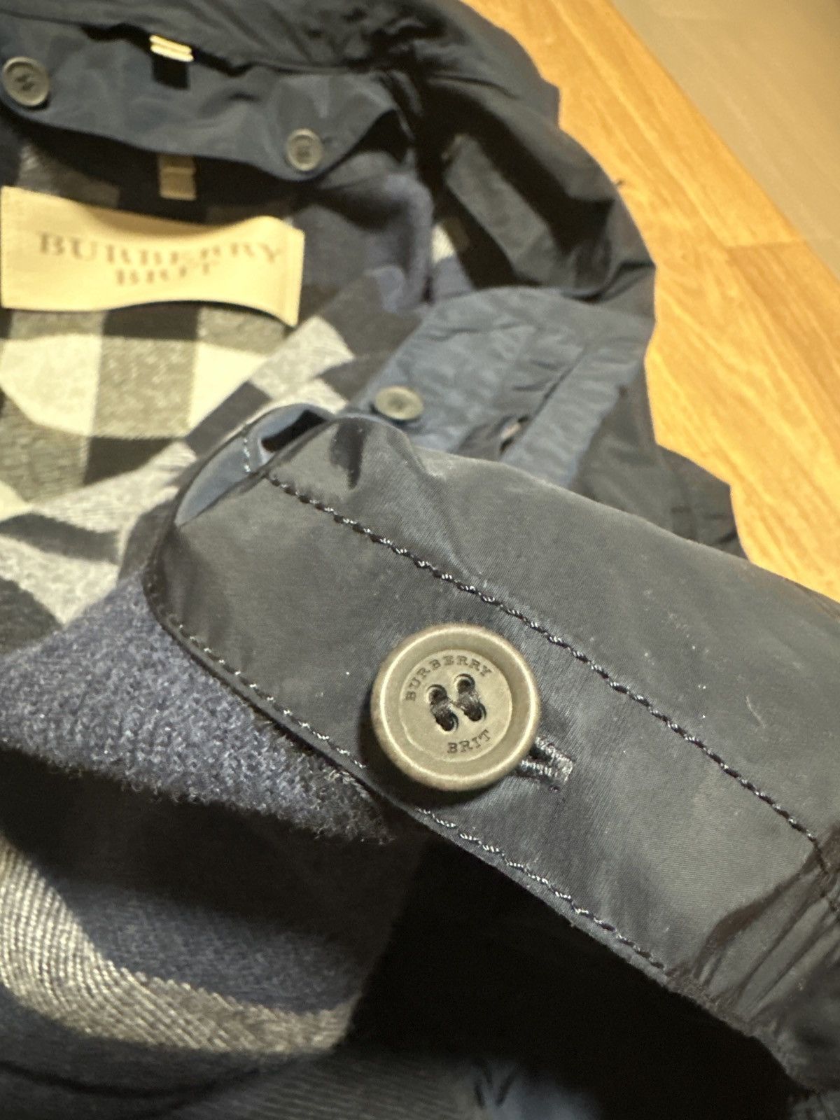 Burberry Burberry Brit Light Navy Jacket Size US S / EU 44-46 / 1 - 2 Thumbnail