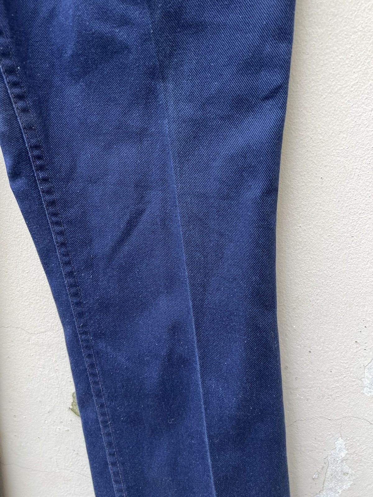 Vintage Vintage 60s Wrangler Navy Blue Flare Pant Size US 31 - 13 Thumbnail