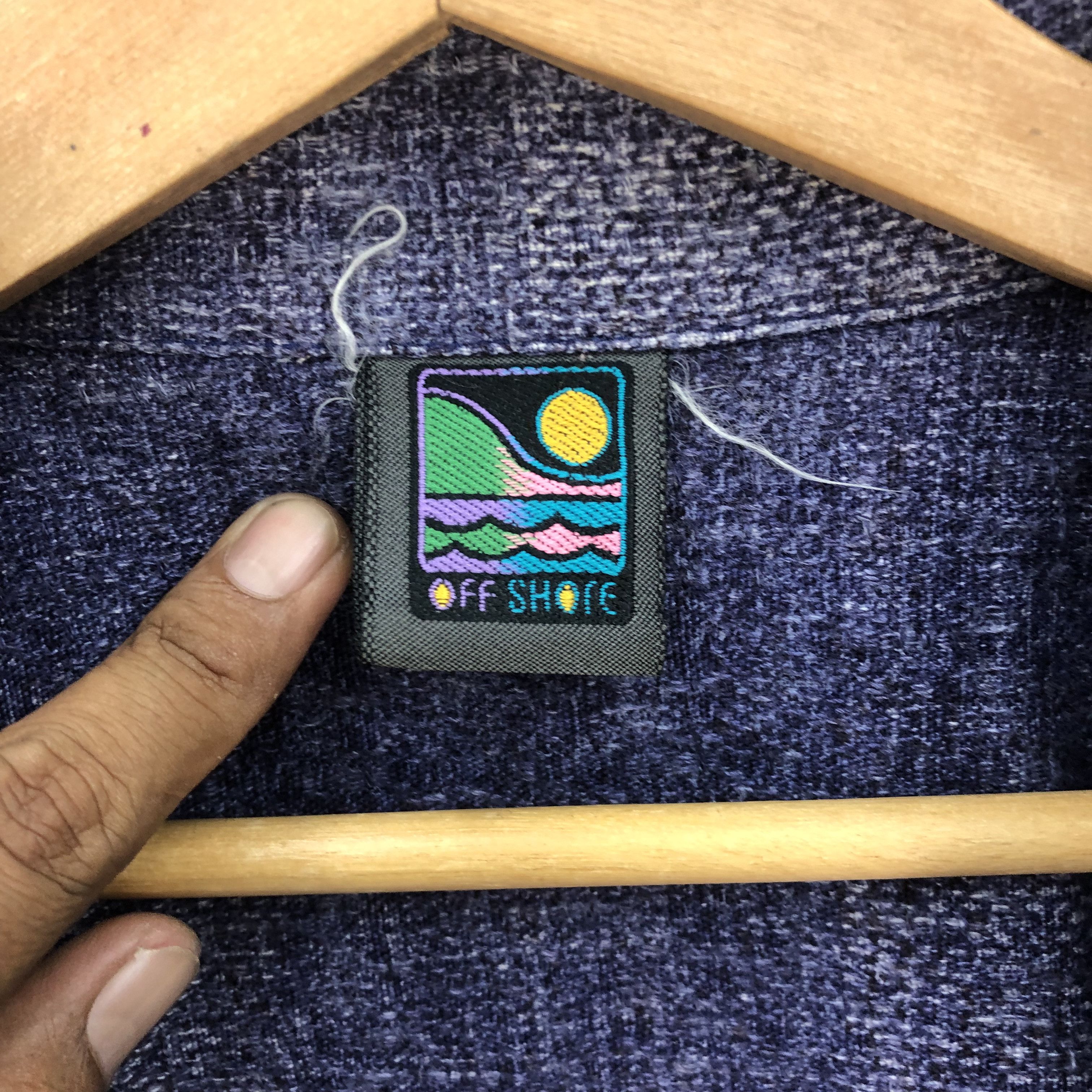 Vintage Vintage 90s Off Shore Check Zipper Jacket Surfwear Tartan Size US M / EU 48-50 / 2 - 5 Thumbnail