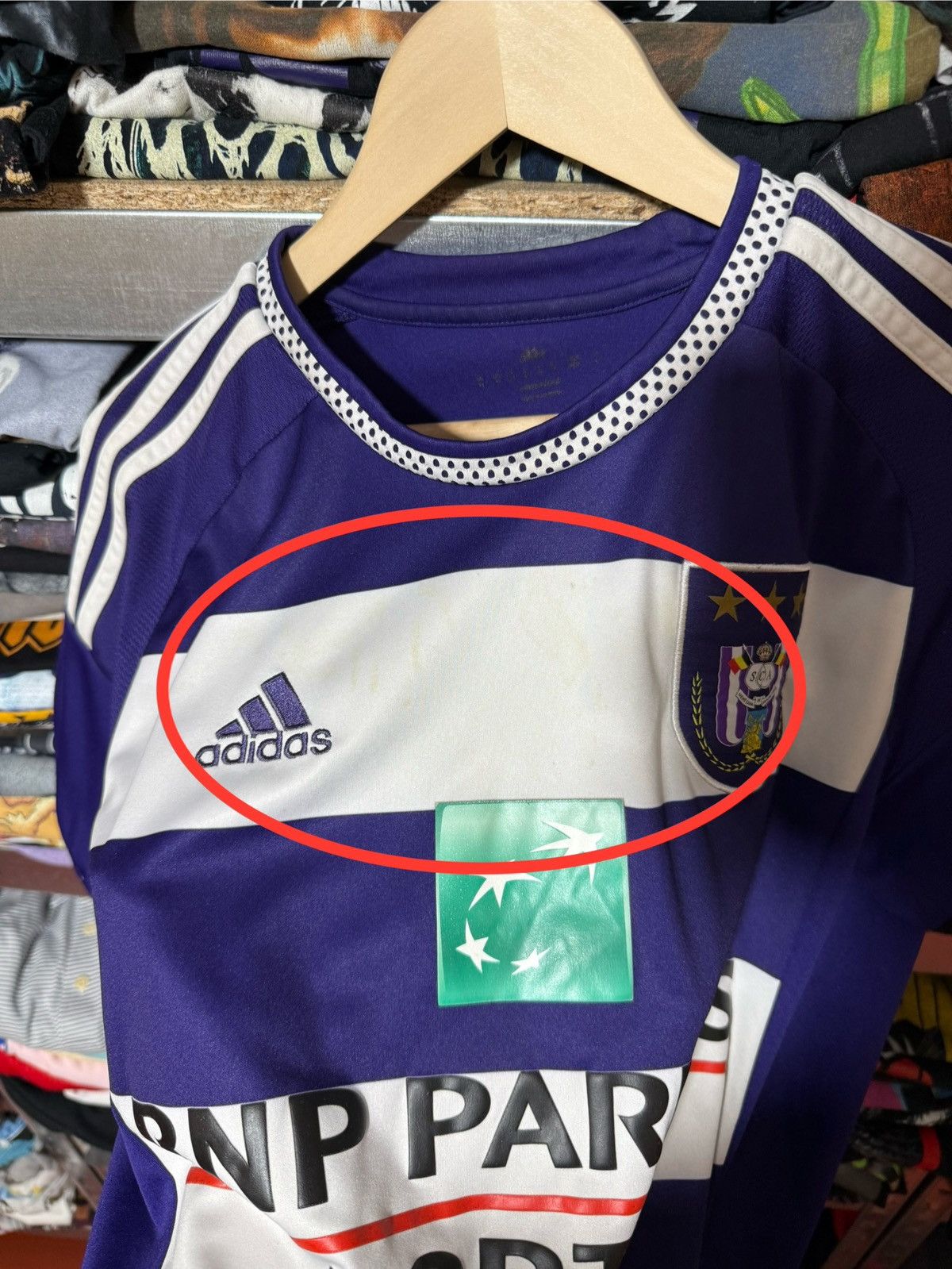 Adidas × Vintage Adidas ANDERLECHT HOME 2015 2016 Football Soccer Jersey Size US M / EU 48-50 / 2 - 12 Thumbnail