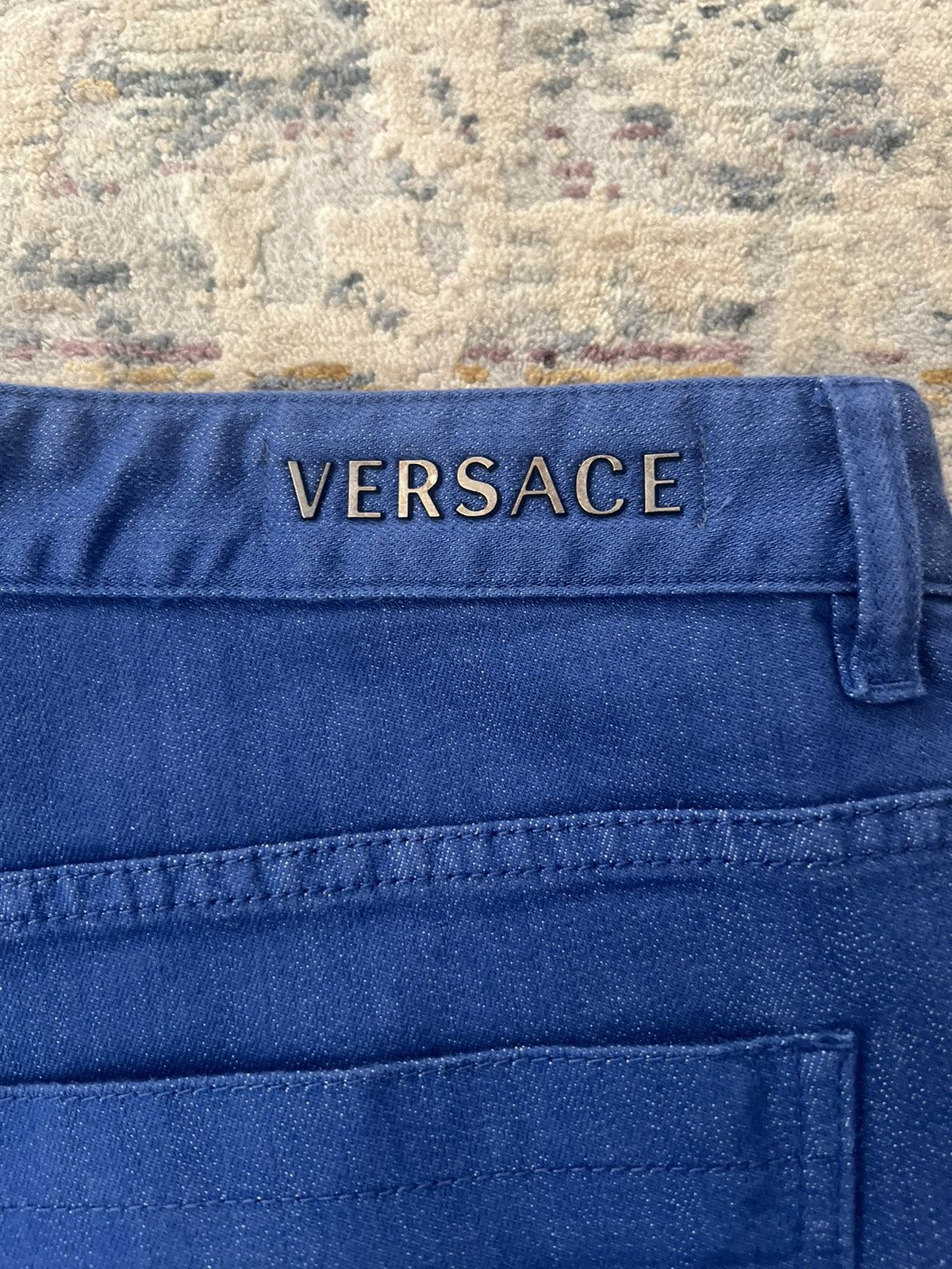 Versace Gianni Versace Blue Denim Jeans Sz 37 Size US 37 - 8 Thumbnail