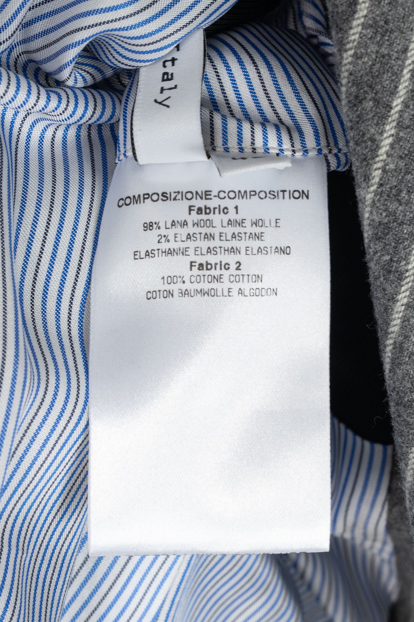 Balenciaga Balenciaga AW07 Pinstripe Wool-Flannel Velvet-Lapel Blazer Size XL / US 12-14 / IT 48-50 - 11 Thumbnail