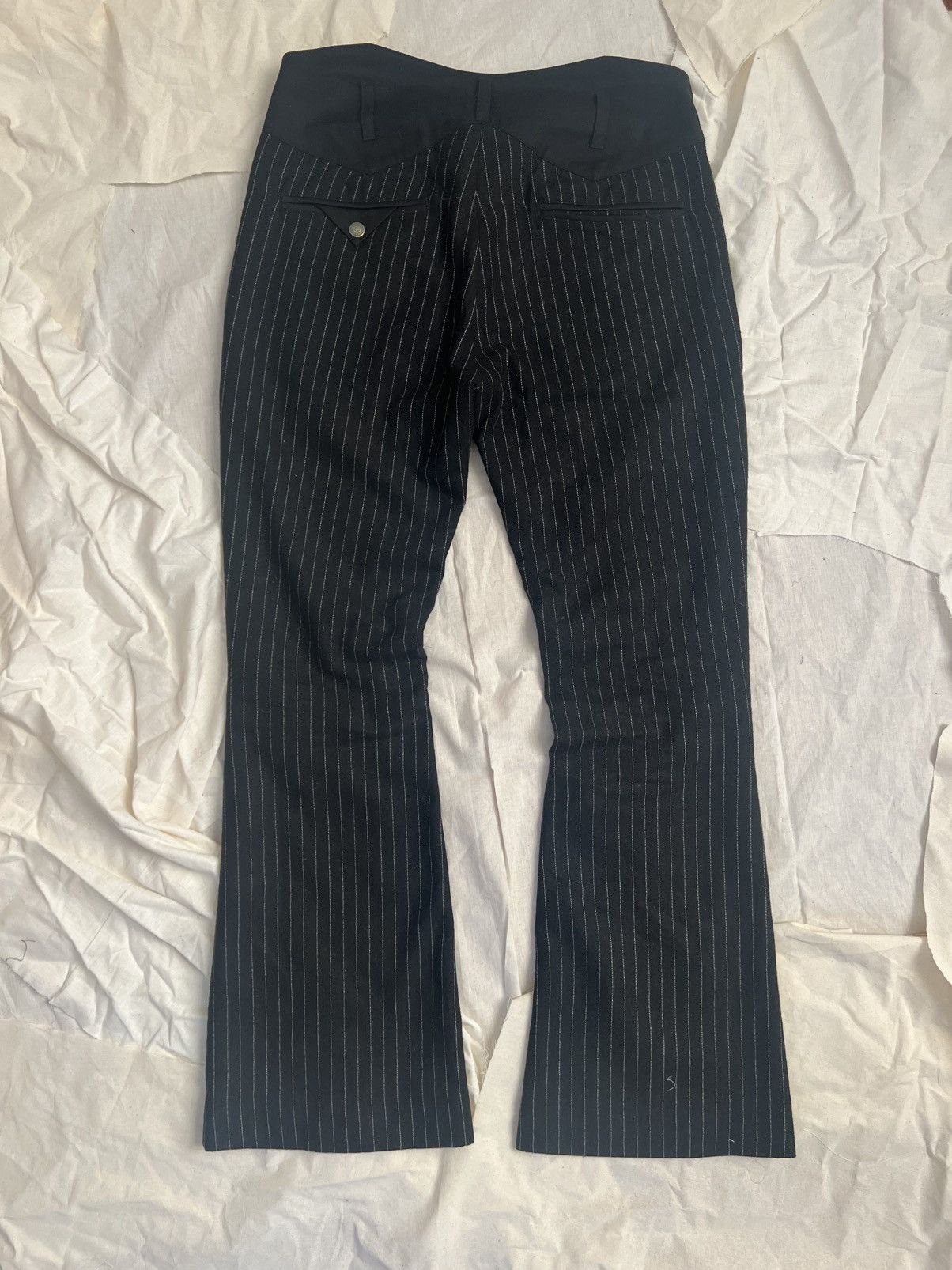 Japanese Brand Blutenblatt cumperbund wool pants Size US 32 / EU 48 - 3 Thumbnail