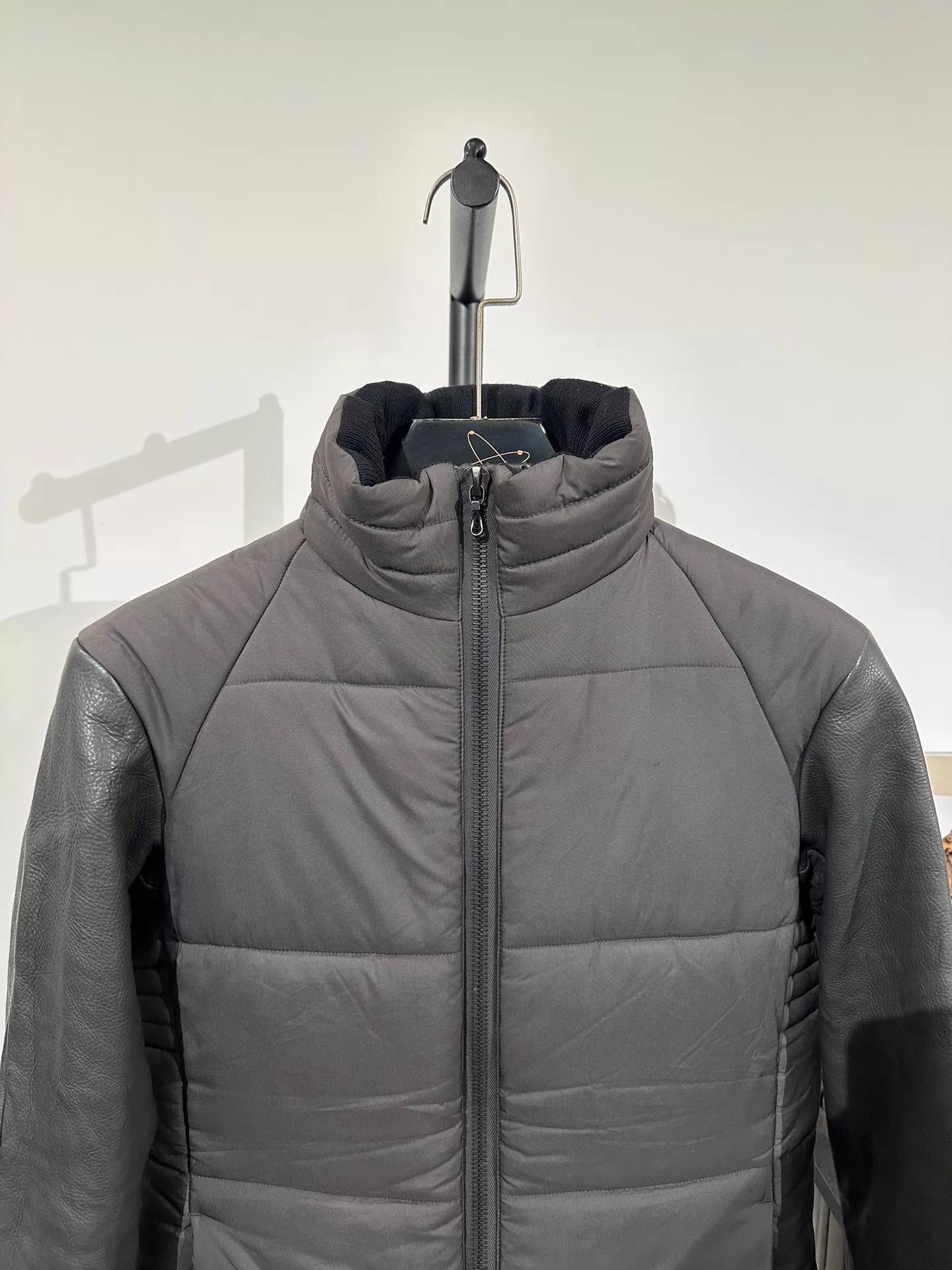 Devoa DEVOA cowhide paneled cotton padded jacket 2 Size XS / US 0-2 / IT 36-38 - 4 Thumbnail