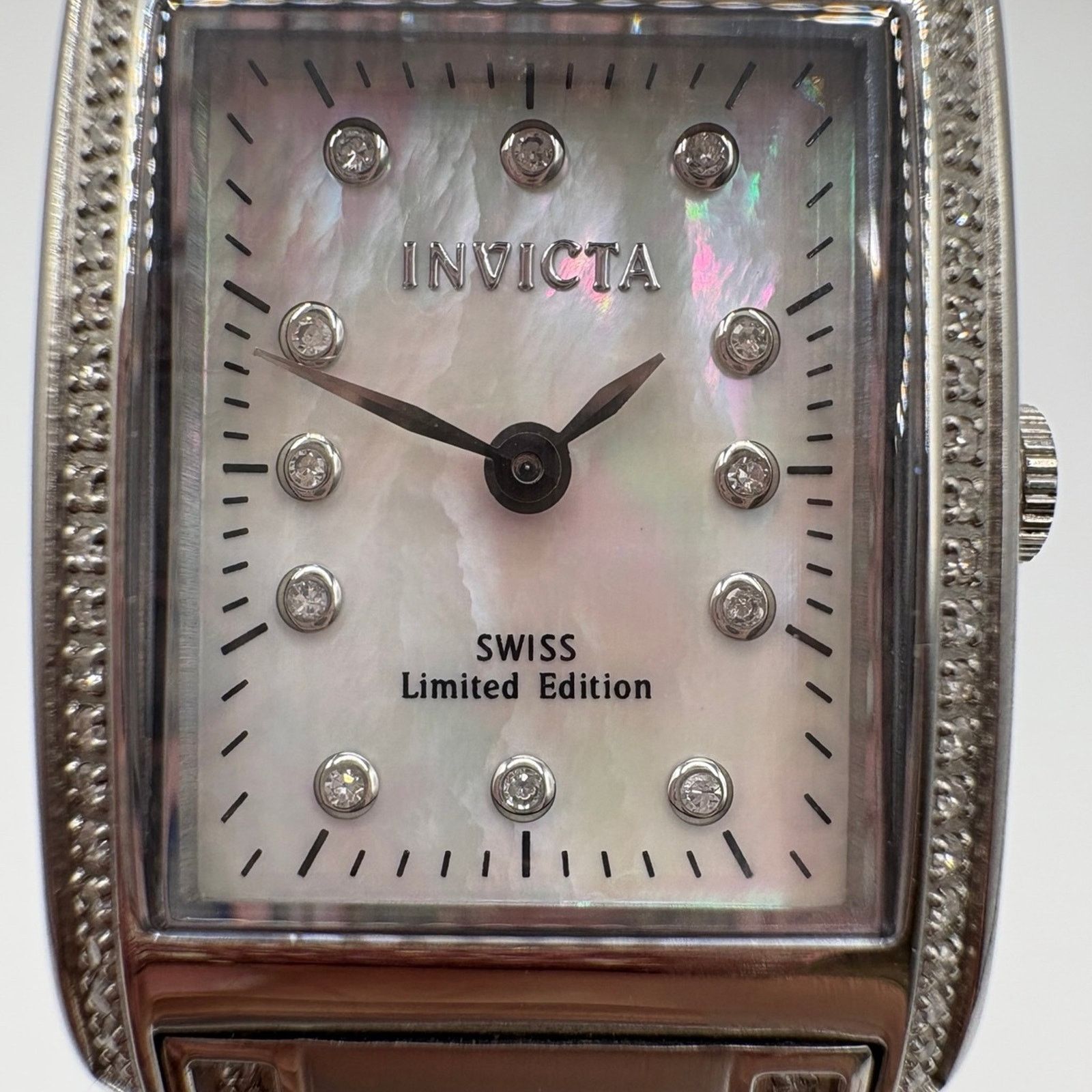 Invicta Swiss made Limited Edition 5002 Pearl & diamond rare