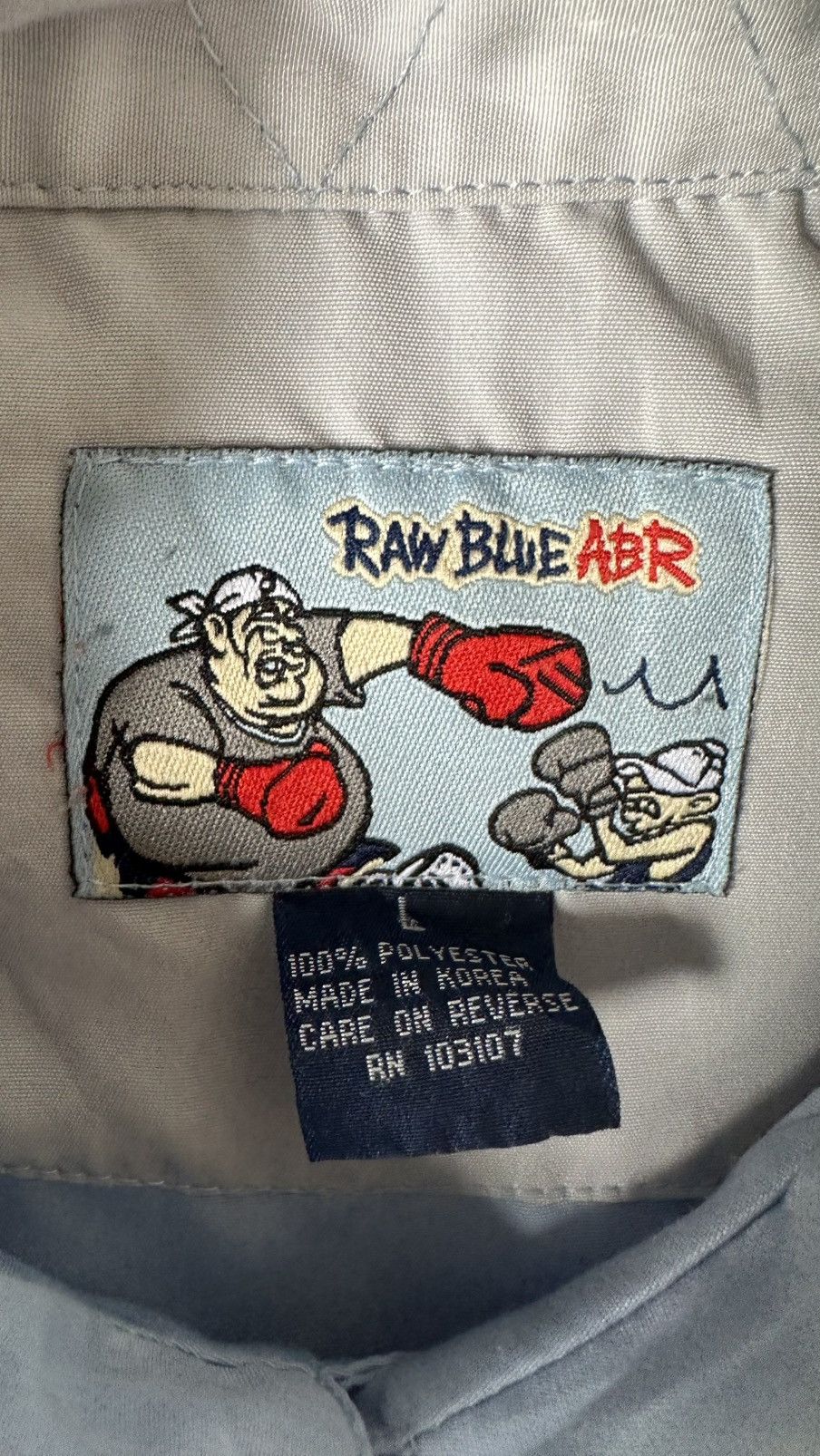 Other VINTAGE Y2K RAW BLUE ABR SHIRT Size US L / EU 52-54 / 3 - 7 Thumbnail
