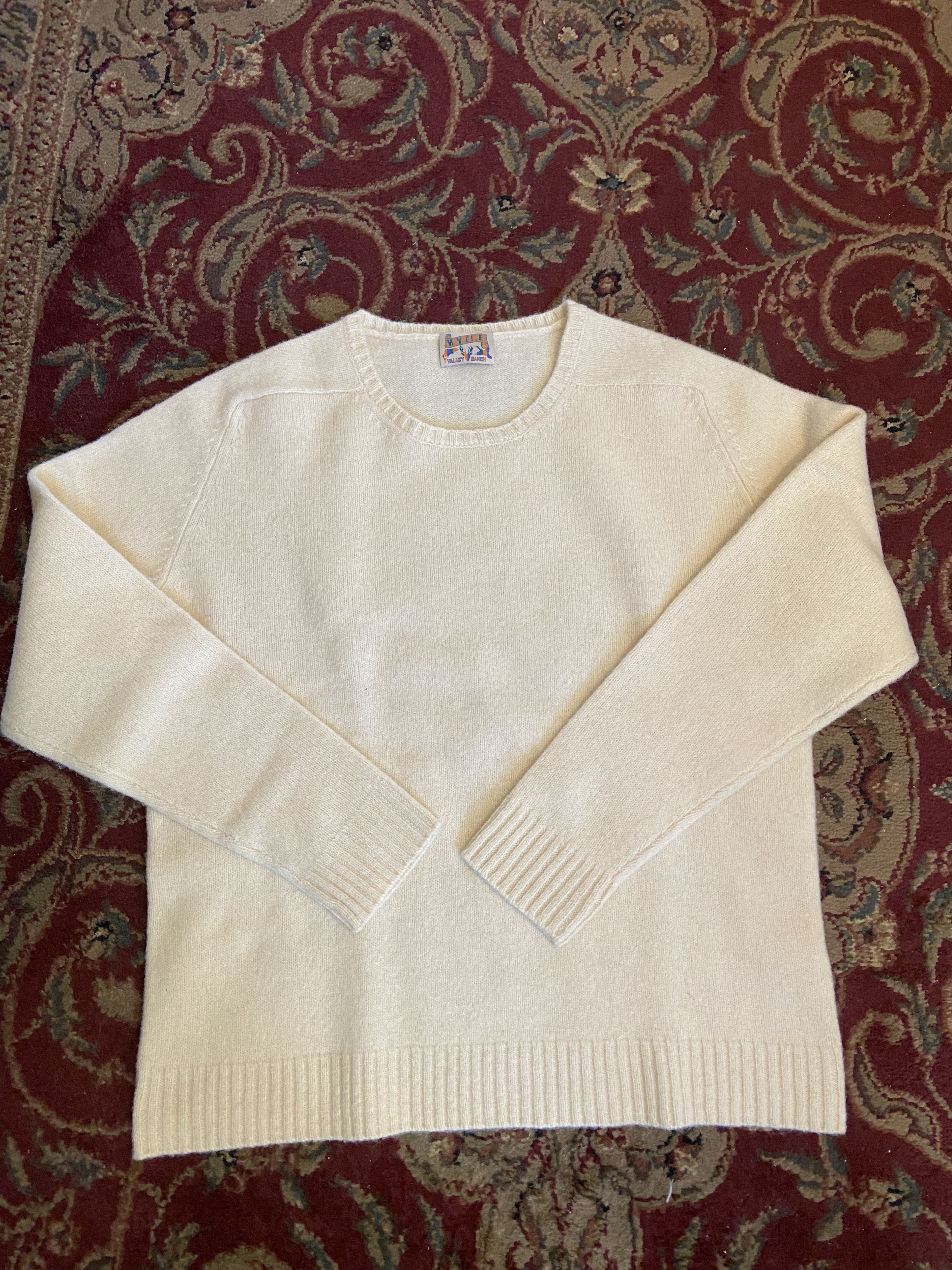 image of Wythe Creamtop Washed Shetland Saddle Shoulder Sweater, Men's (Size XL)