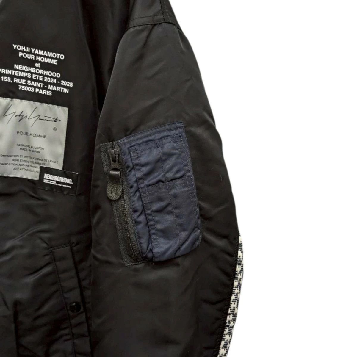 Yohji Yamamoto Yohji Yamamoto pour homme×NEIGHBORHOOD MA-1 jacket Size US XL / EU 56 / 4 - 3 Thumbnail