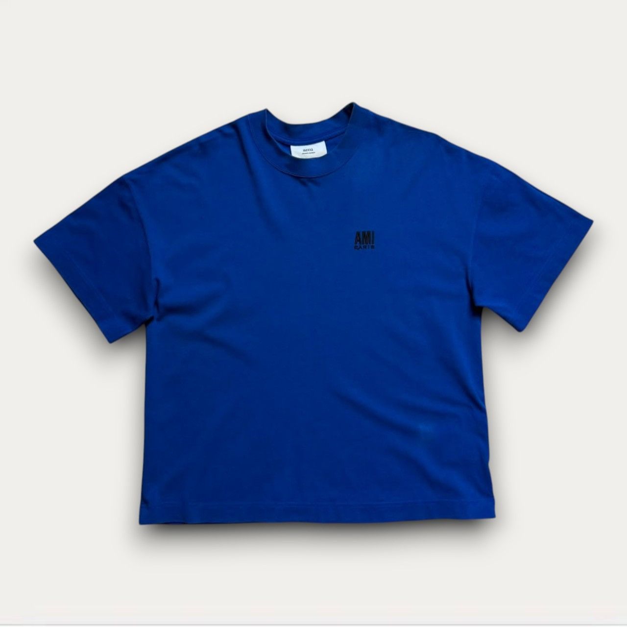 AMI AMI Paris Embroidered Logo Oversized Tee Size US S / EU 44-46 / 1 - 1 Thumbnail