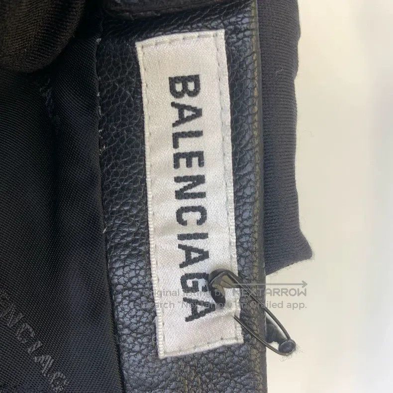 Balenciaga Balenciaga Leather Skirt Size 33" - 4 Thumbnail