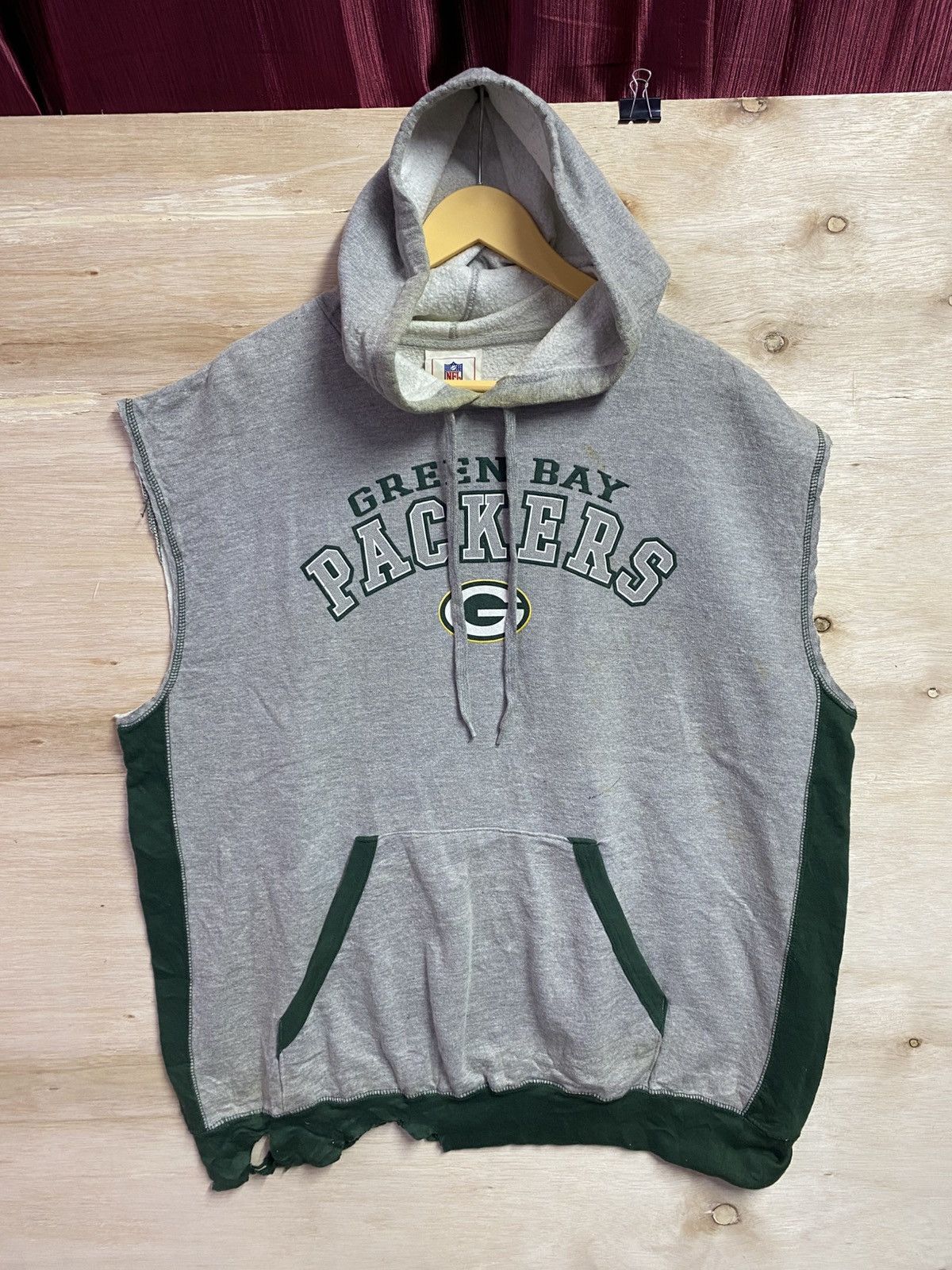 NFL Vintage NFL Green Bay packers hoodie Size US XL / EU 56 / 4 - 1 Thumbnail