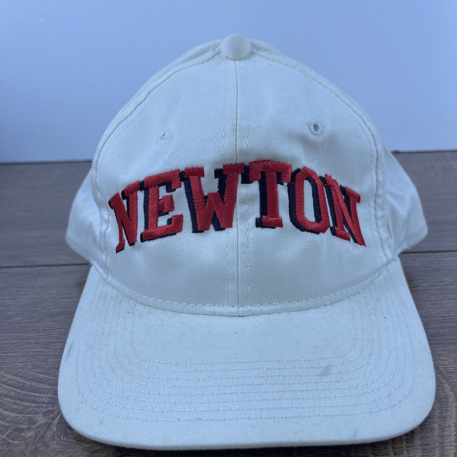 Other Newton Hat Newton High School White Hat Adjustable Snapback Size ONE SIZE - 1 Thumbnail