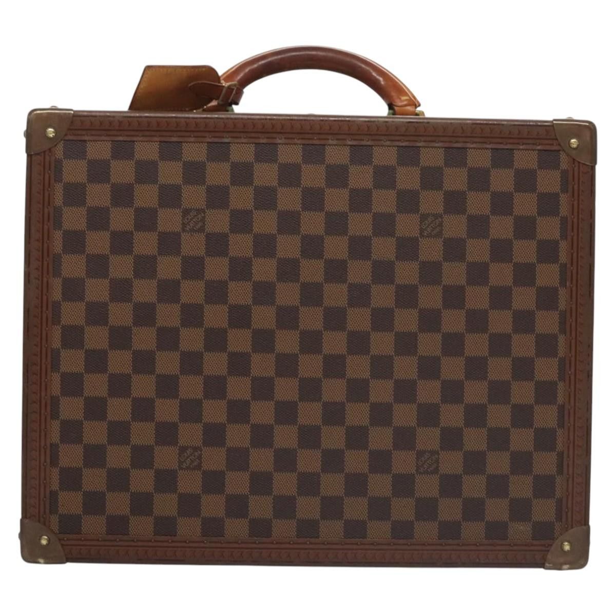 Louis Vuitton Cotteville Brown Canvas Briefcase Bag (Pre-Owned) Size ONE SIZE - 1 Thumbnail