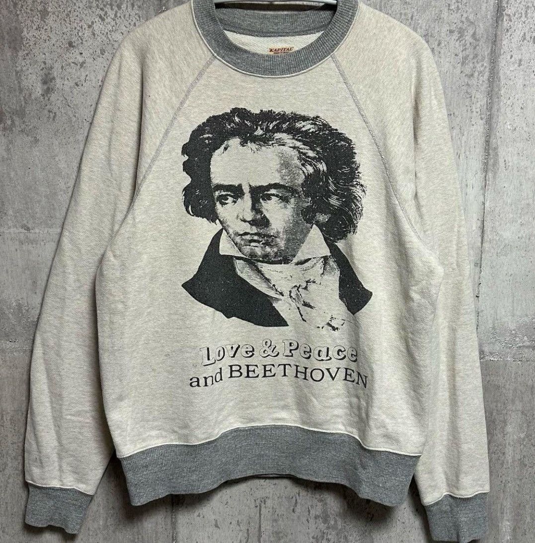 Kapital Kapital Beethoven love and peace sweatshirt Size US L / EU 52-54 / 3 - 1 Thumbnail