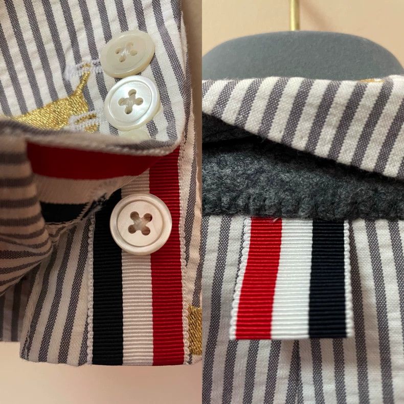Thom Browne Thom BrowneGolden dog embroidered bubble gauze suit 2503-N Size US M / EU 48-50 / 2 - 6 Thumbnail
