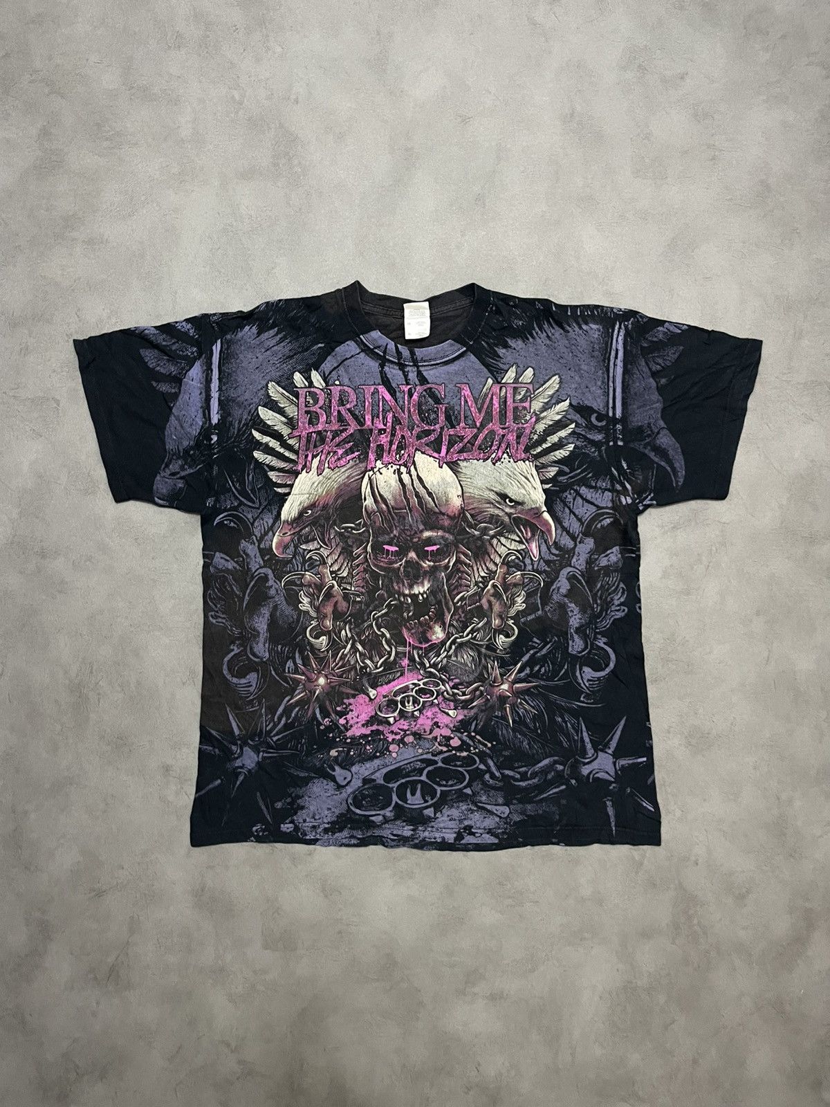 Band Tees Bring me the horizon all over print t-shirt Size US XL / EU 56 / 4 - 1 Thumbnail