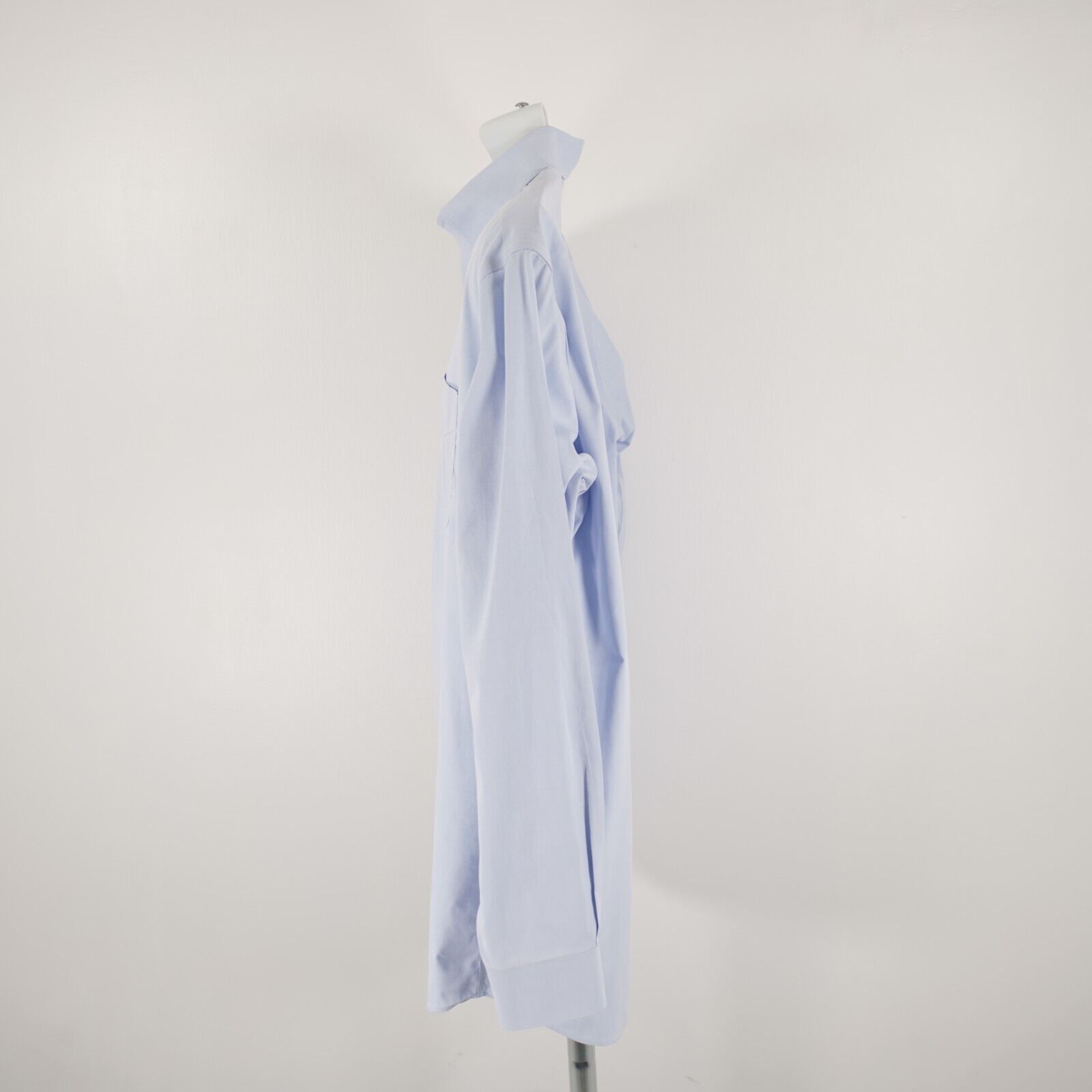 Paul Fredrick DAMAGED Paul Fredrick Blue Non Iron 17 / 37 Button Down Two Size US XL / EU 56 / 4 - 6 Thumbnail