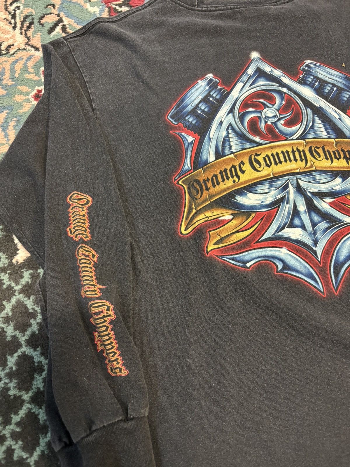 Vintage Vintage Orange County Choppers Biker Longsleeve Size US M / EU 48-50 / 2 - 2 Thumbnail