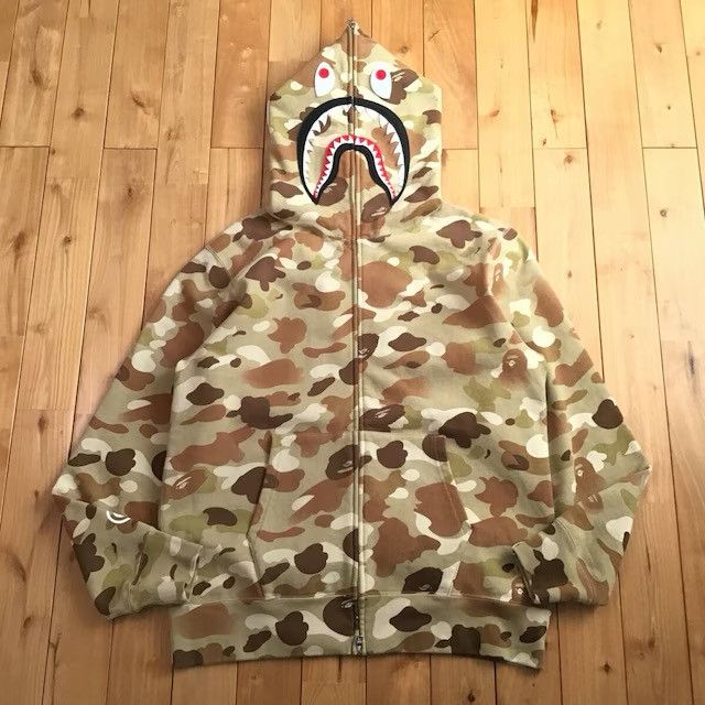Bape BAPE Gradient Camo Shark Full Zip Hoodie a bathing ape Size US XL / EU 56 / 4 - 1 Thumbnail
