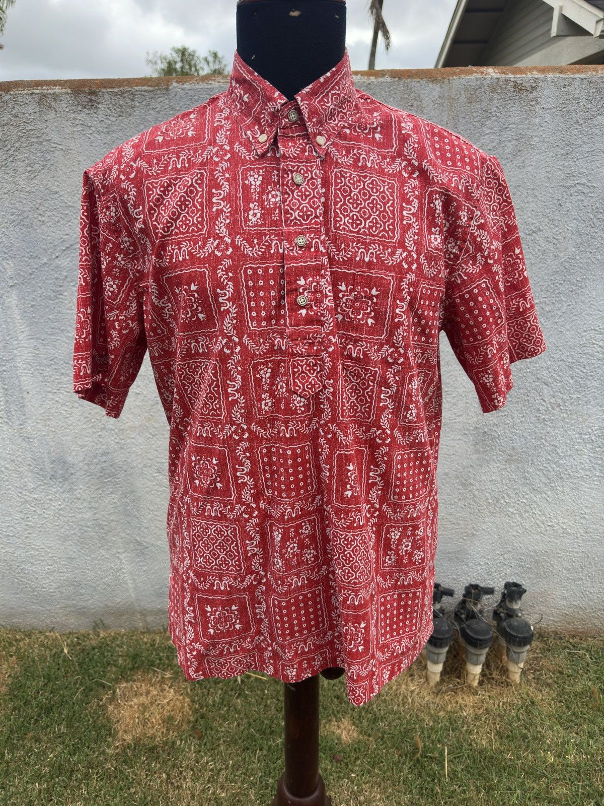 Reyn Spooner PreOwned Reyn Spooner Classic Red Hawaiian Print Men's M Size US M / EU 48-50 / 2 - 1 Thumbnail
