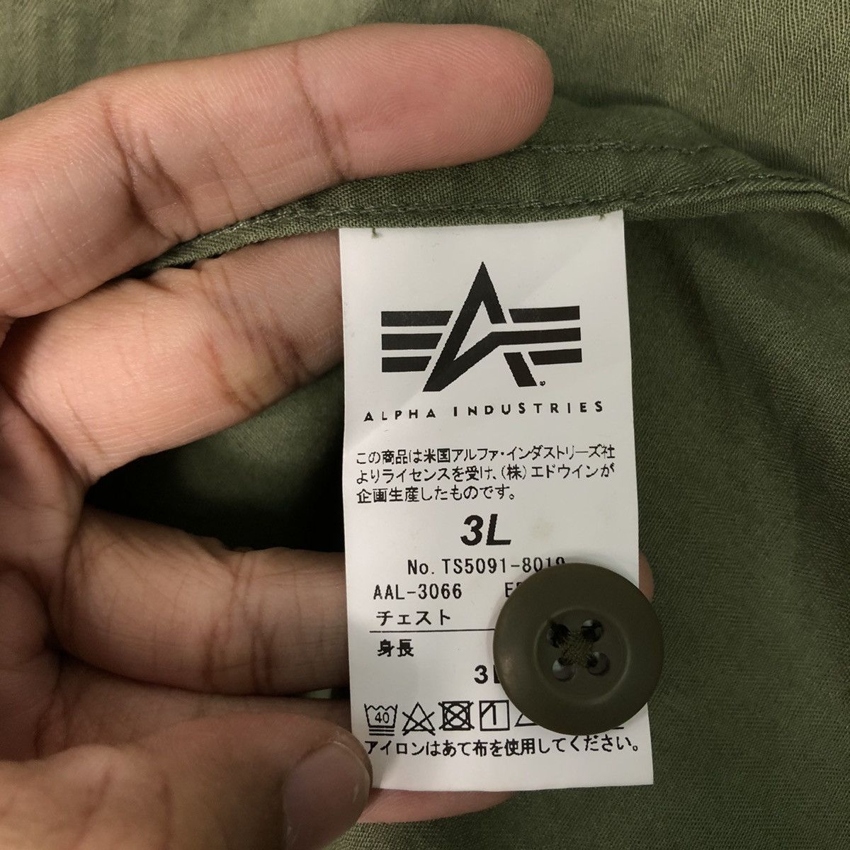 Alpha Industries 📌Vintage Work Shirt Jacket Alpha Industries Military Size US L / EU 52-54 / 3 - 22 Thumbnail