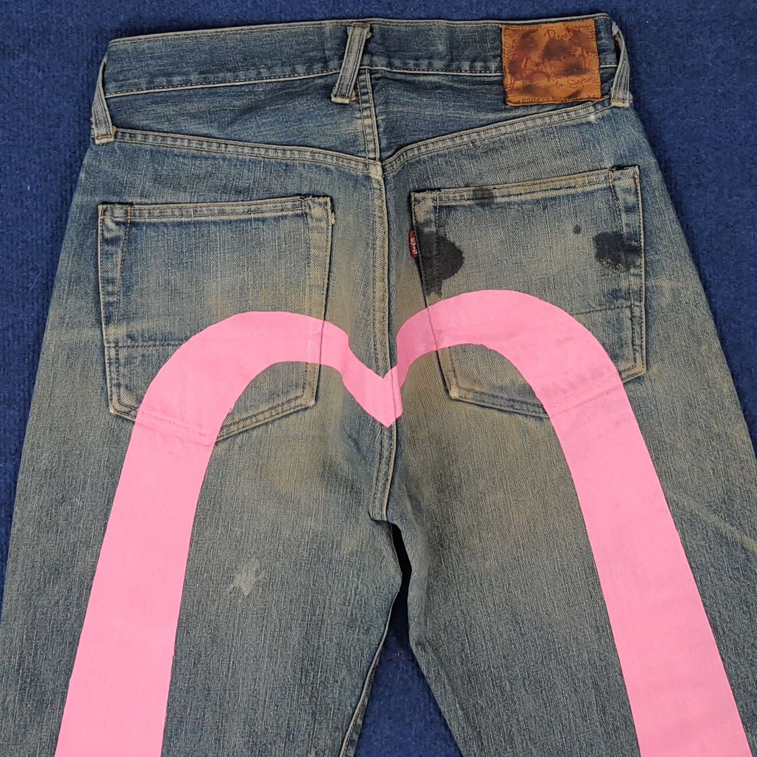 Evisu × Japanese Brand × Vintage Vintage Evis Salvadge Japan Custom Daicock Jeans C235N26 Size US 28 / EU 44 - 2 Thumbnail
