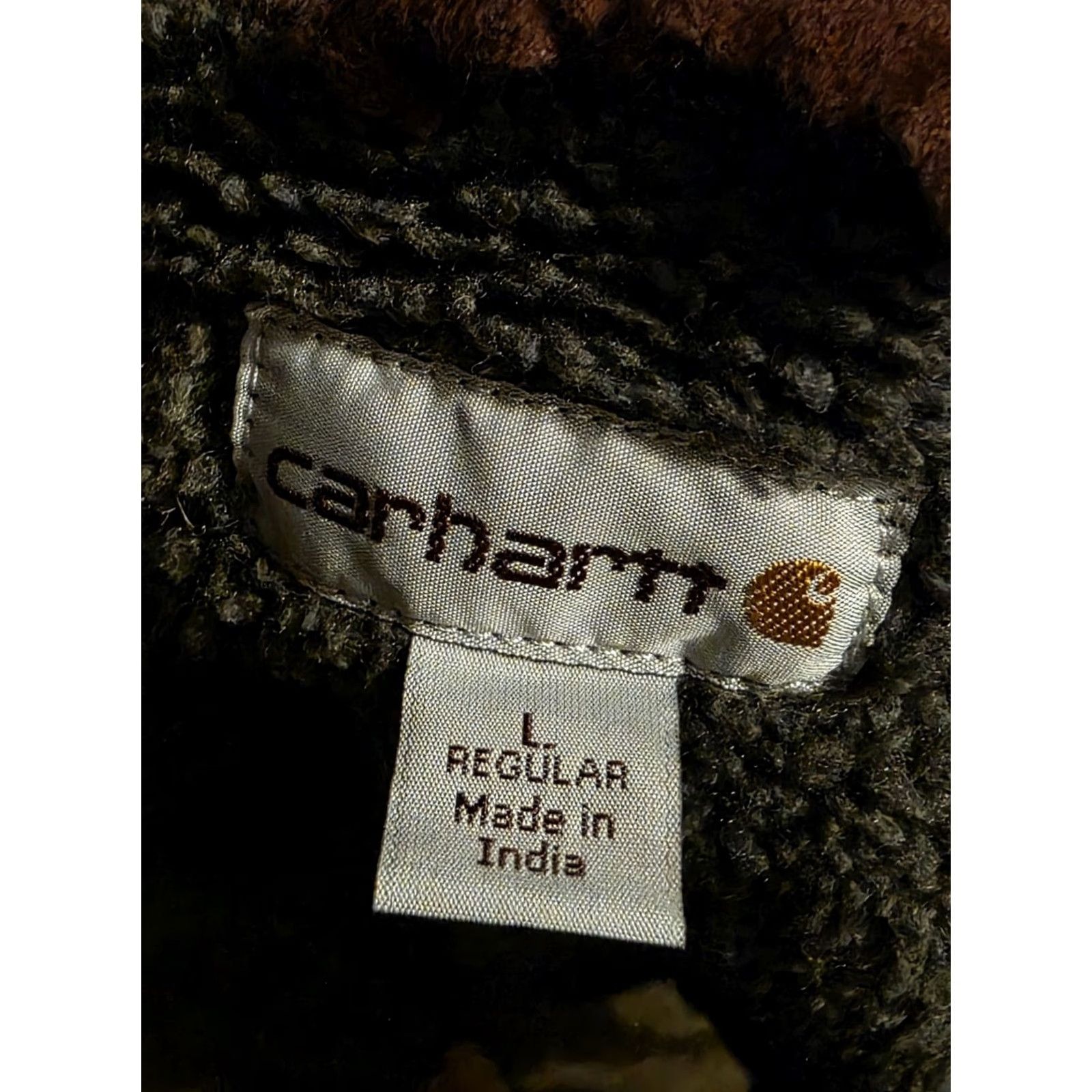Carhartt VINTAGE Carhartt Relaxed Fit Flannel Sherpa Lined Shirt Jacket Plaid Pockets Sz Lg Size US L / EU 52-54 / 3 - 3 Thumbnail