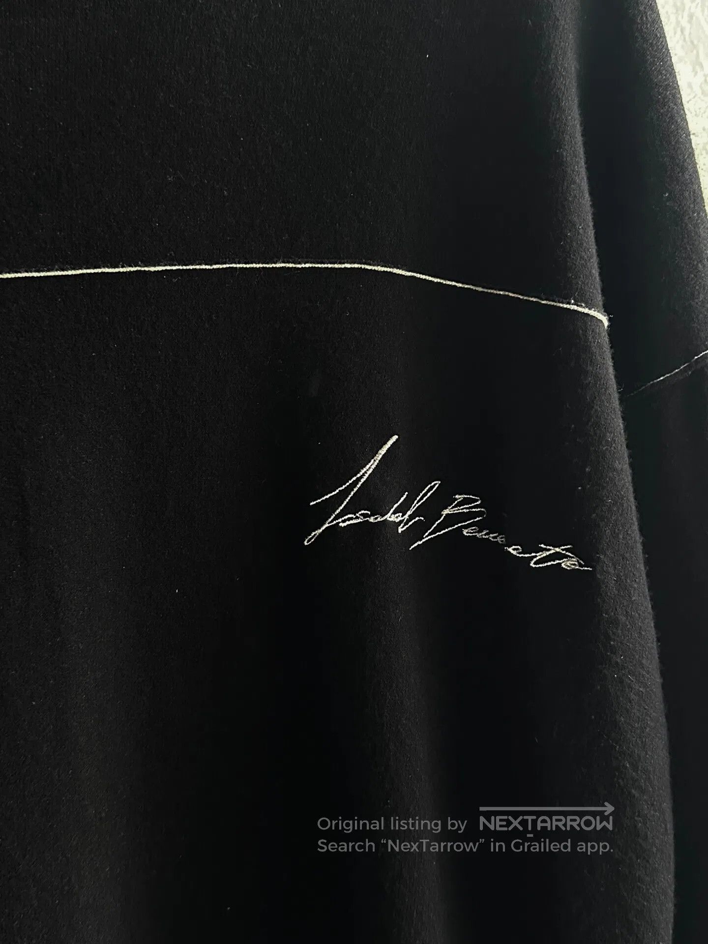 Isabel Benenato Isabel Benenato 19SS Embroidered Slogan Sweater| Size US M / EU 48-50 / 2 - 3 Thumbnail