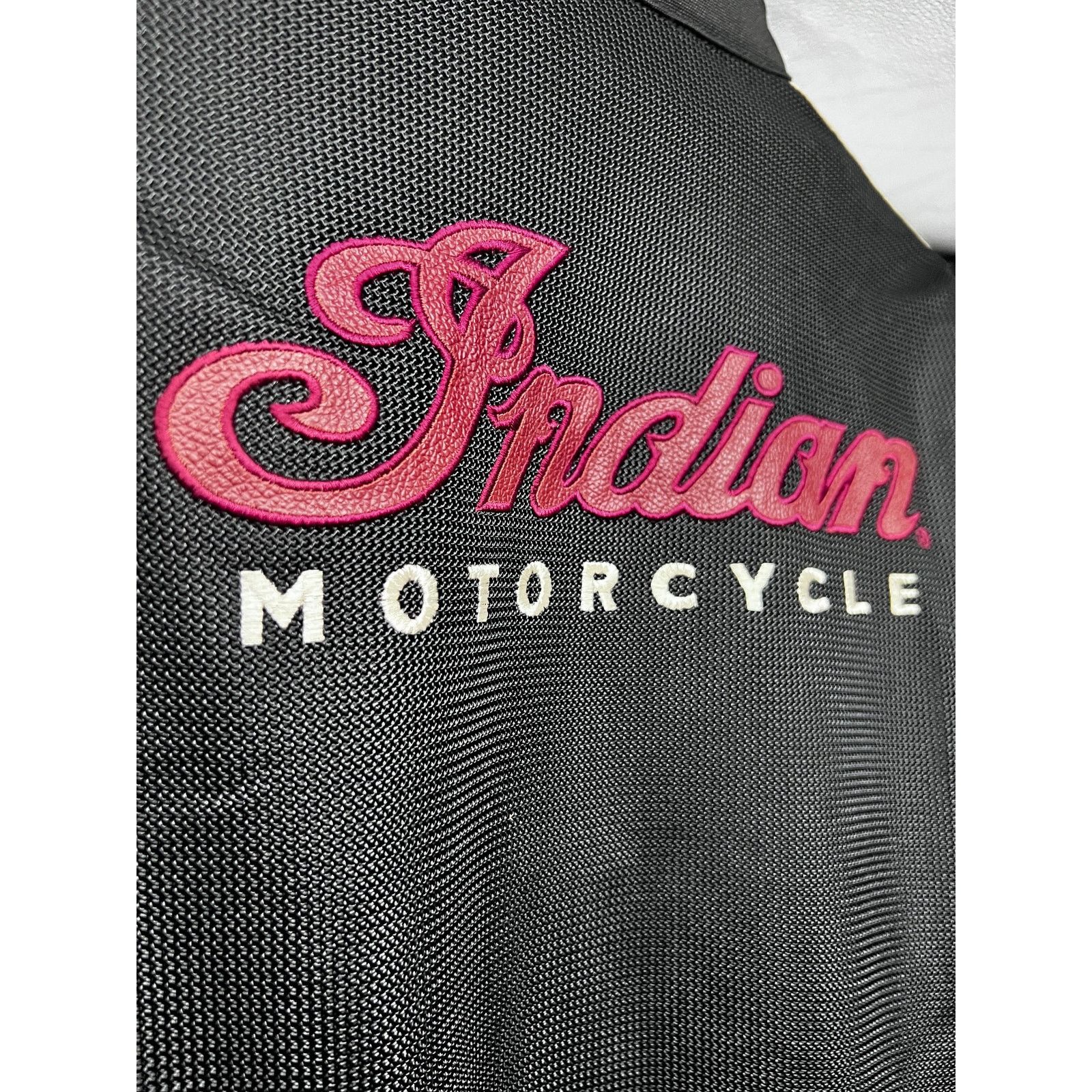 Vintage Indian Motorcycle Black Leather Biker Riding Zip Jacket 2XL Size US XXL / EU 58 / 5 - 6 Thumbnail