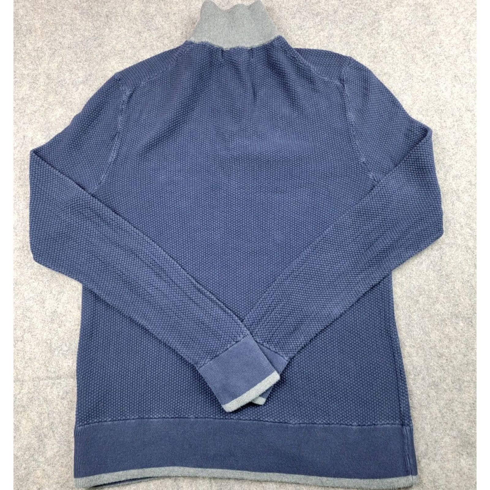 Brooks Brothers Brooks Brothers Sweater Mens Medium Blue 1/4 Zip Pullover 100% Combed Cotton Cardigan? Size US M / EU 48-50 / 2 - 5 Thumbnail
