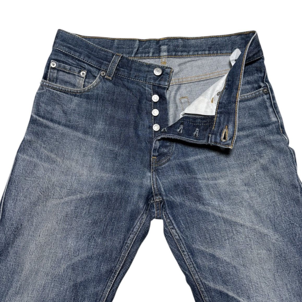 Helmut Lang ERALY 2000s HELMUT LANG CLASSIC CUT JEANS CUT OFF DENIM Size US 31 - 3 Thumbnail