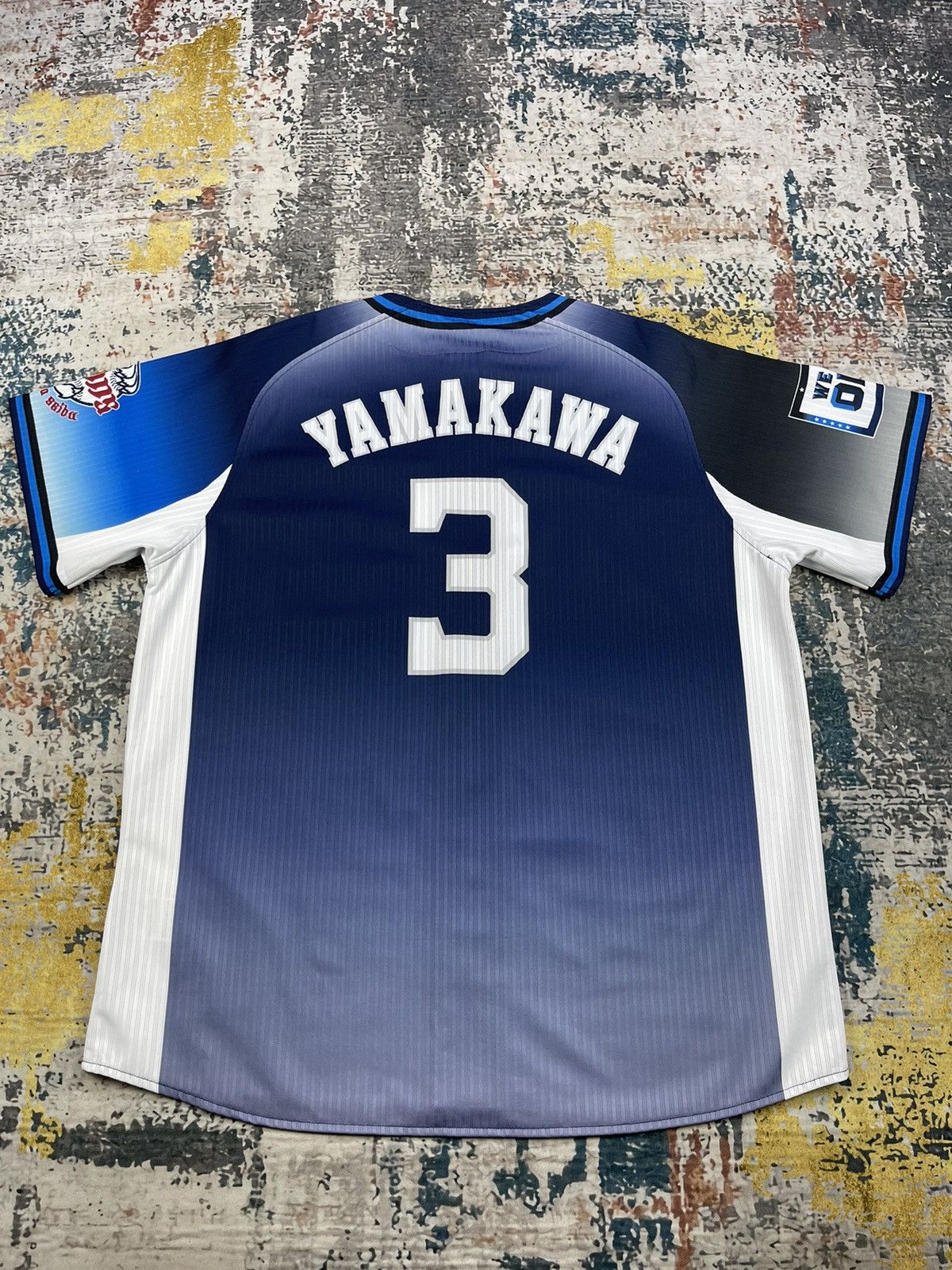 MLB Majestic Saitama Seibu Third Uniform Jerseys Size US L / EU 52-54 / 3 - 4 Thumbnail
