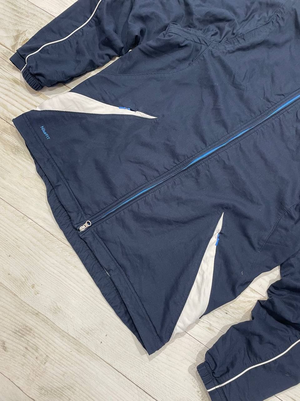Nike Vintage Nike Track Jacket Vest 00s Nylon Striped Size US M / EU 48-50 / 2 - 4 Thumbnail