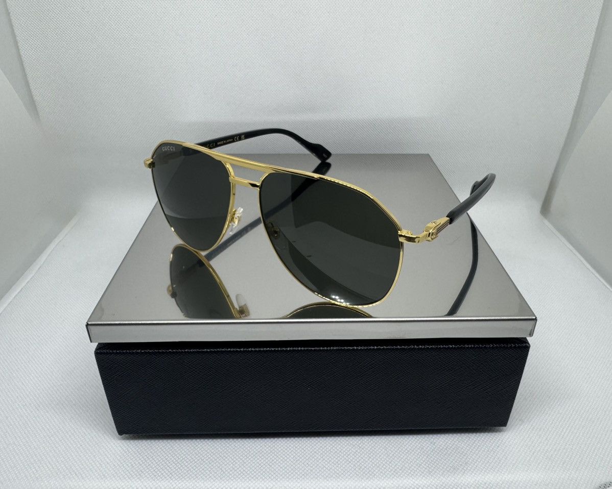 Gucci × Vintage Gucci sunglasses GG1220S 001 59 Made in Japan New Collection Size ONE SIZE - 11 Thumbnail