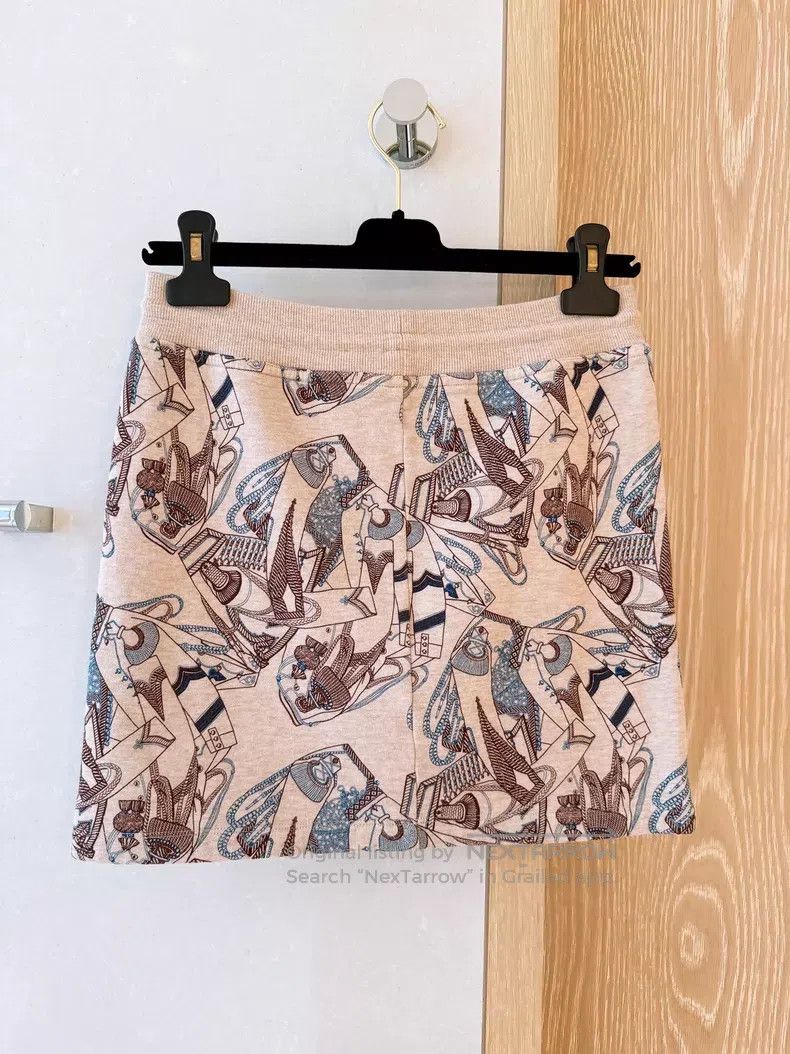 Hermes Hermes Zouave and Dragoon Printed Sweatshirt Skirt Set Size XXS / US 00 / IT 34 - 5 Thumbnail