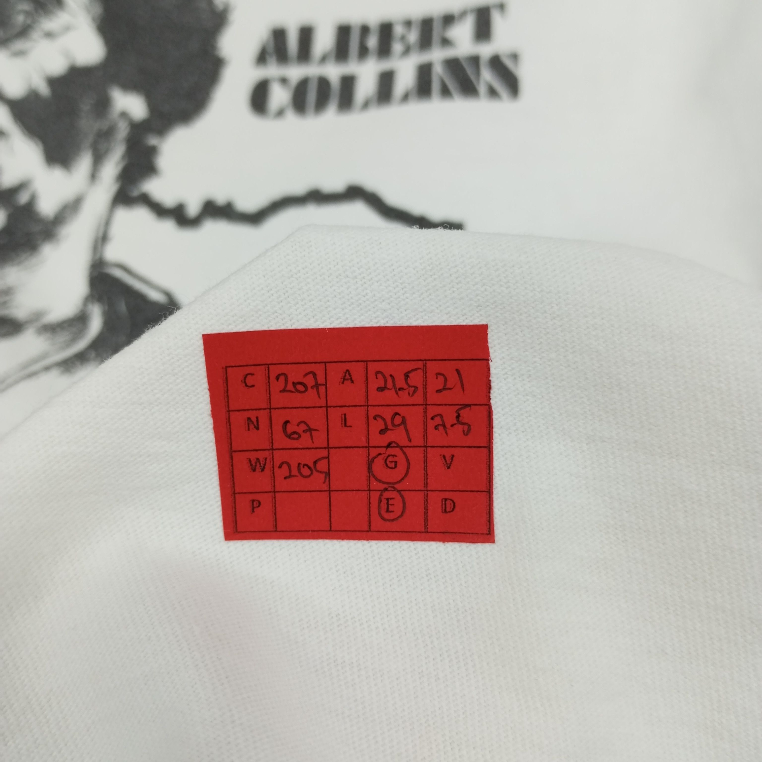 Band Tees × Hanes × Vintage Albert Collins American Guitarist Singer Vintage Tshirt Size US L / EU 52-54 / 3 - 11 Thumbnail
